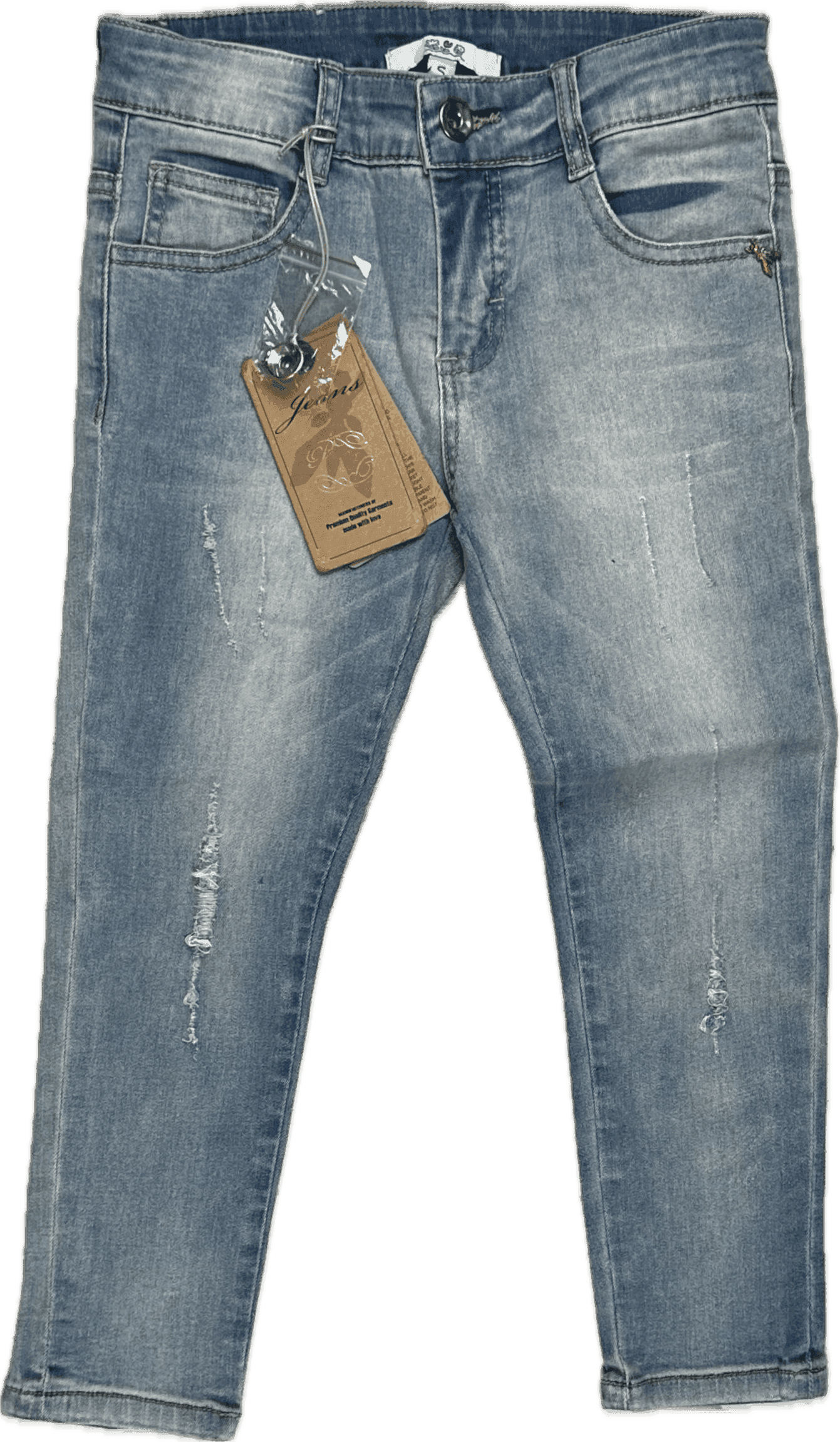 NWT - Patrizia Pepe Girls 'Patty' Light Slim Fit Jeans - Size 4Y — photo 1 of 4