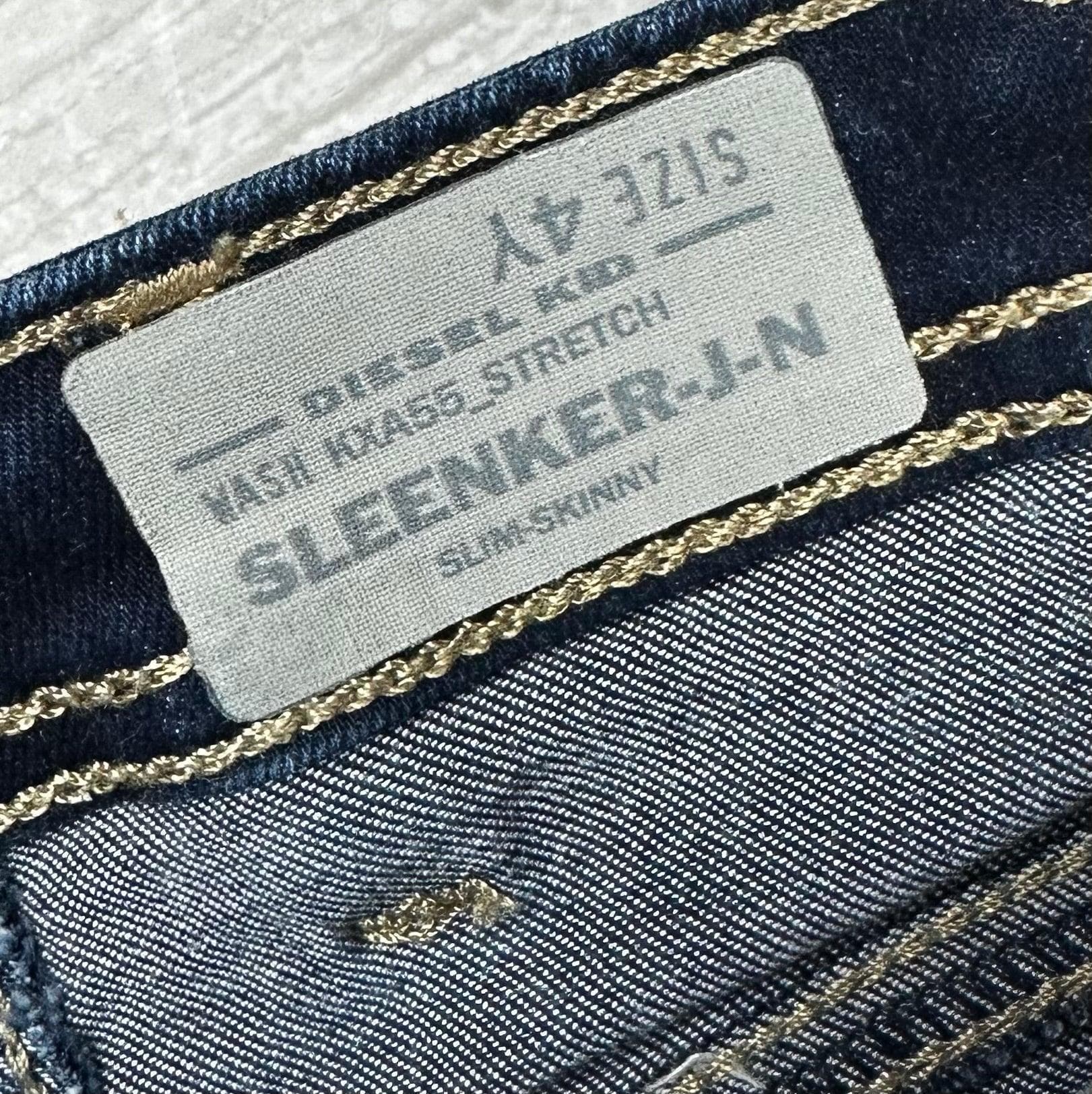 Diesel Italian 'Sleenker-J-N' Childrens Denim Jeans - Size 4Y — photo 6 of 7