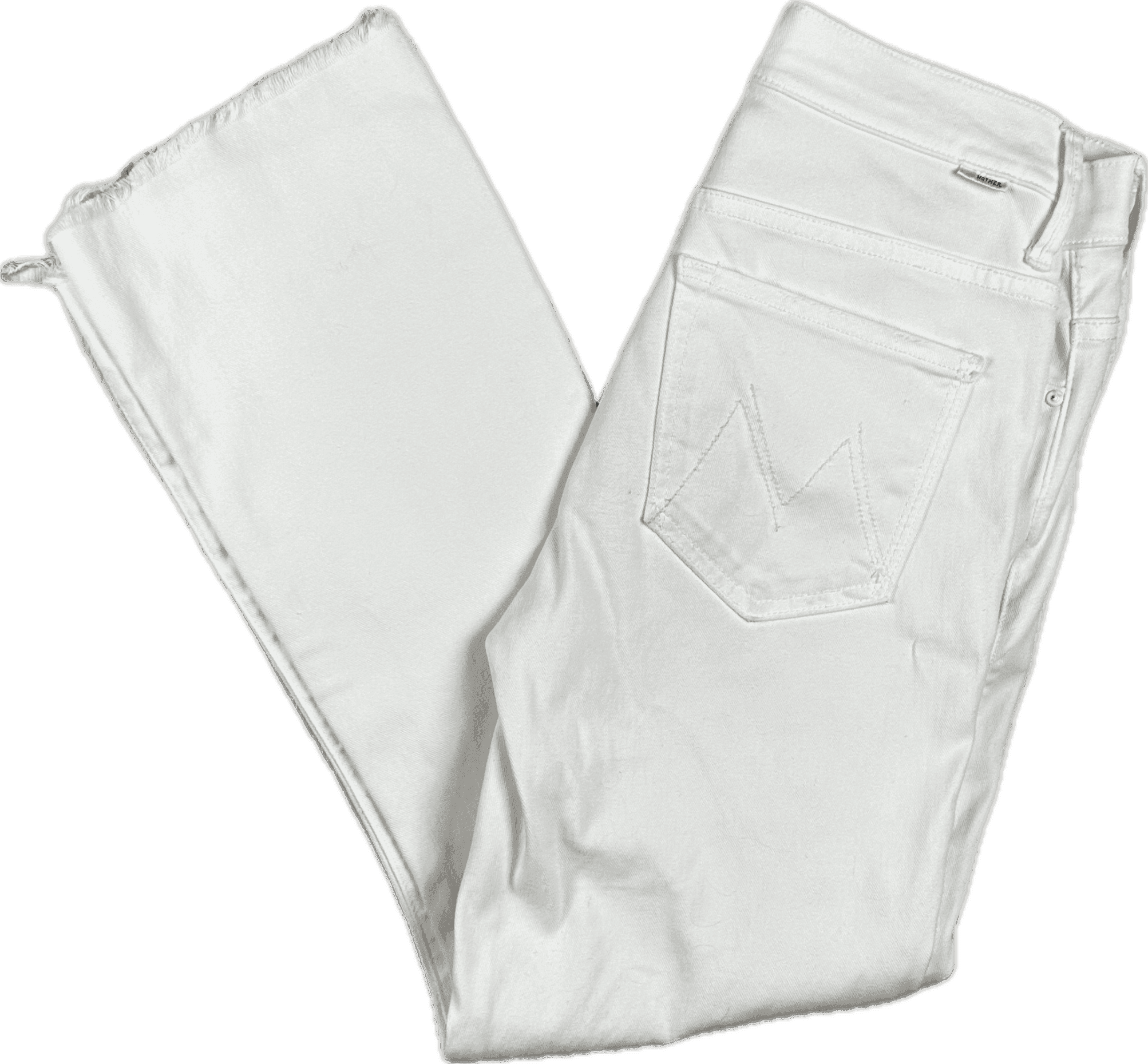 Mother 'The Insider Crop Step Fray' Glass Slipper Jeans - Size 26 — photo 4 of 10