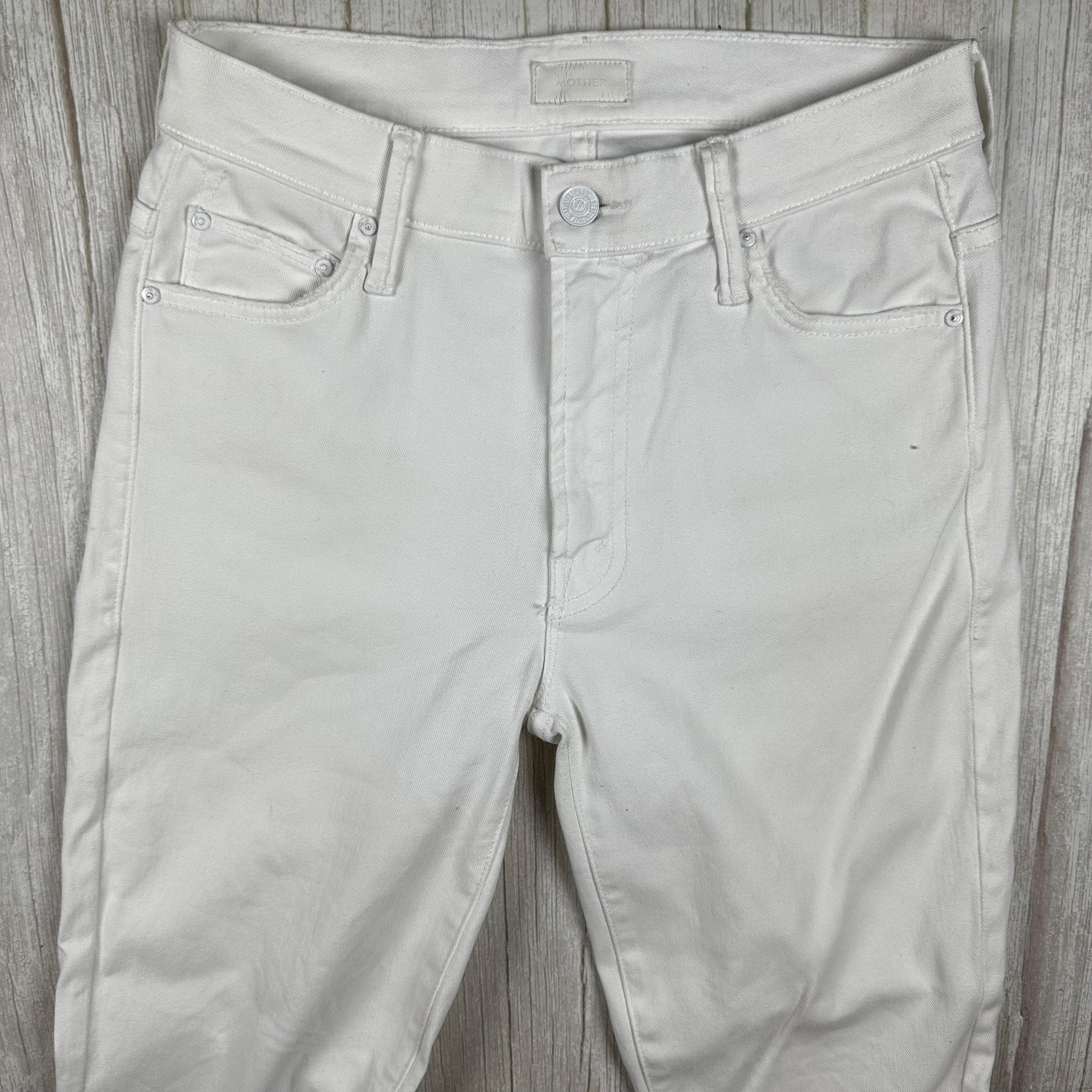 Mother 'The Insider Crop Step Fray' Glass Slipper Jeans - Size 26 — photo 7 of 10
