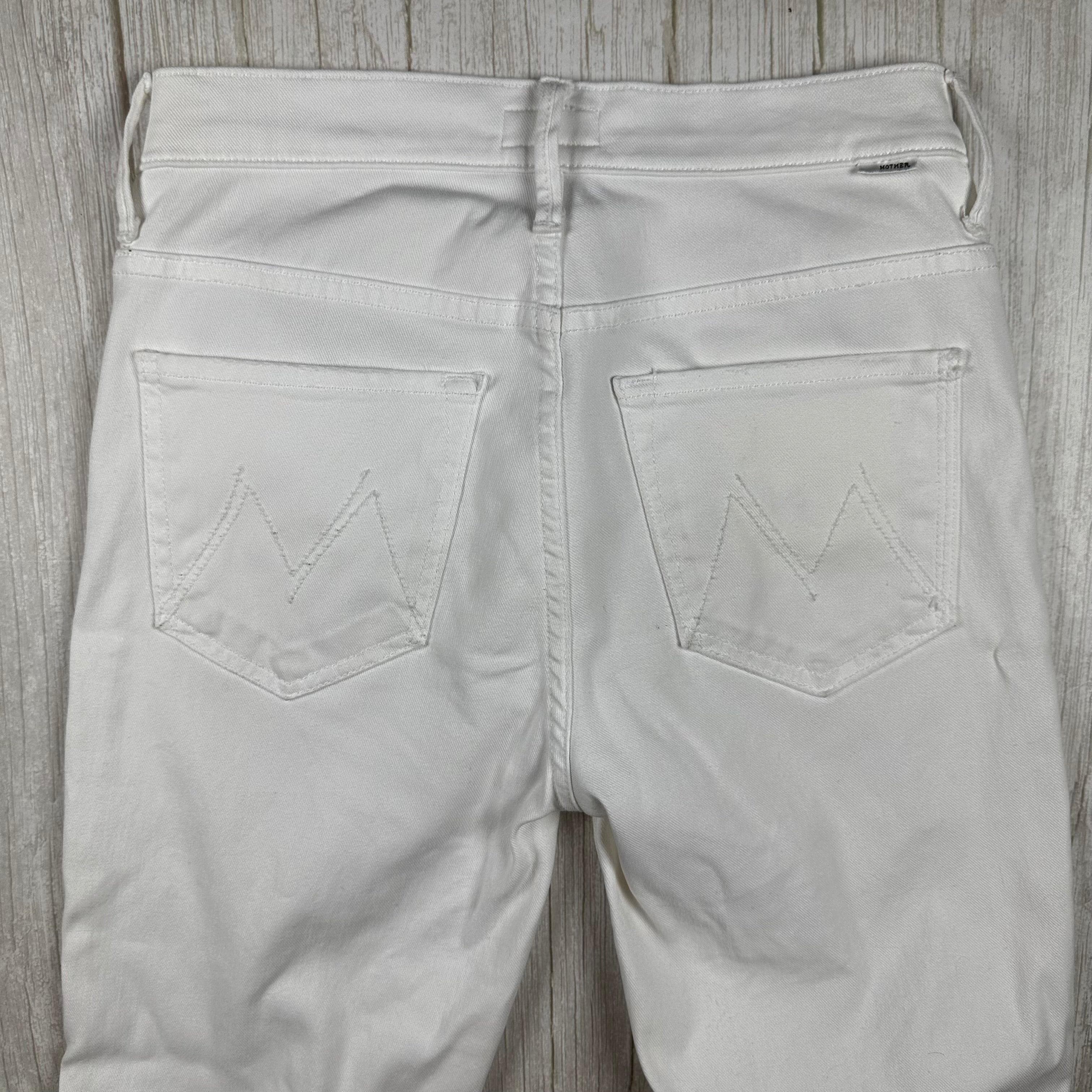 Mother 'The Insider Crop Step Fray' Glass Slipper Jeans - Size 26 — photo 8 of 10