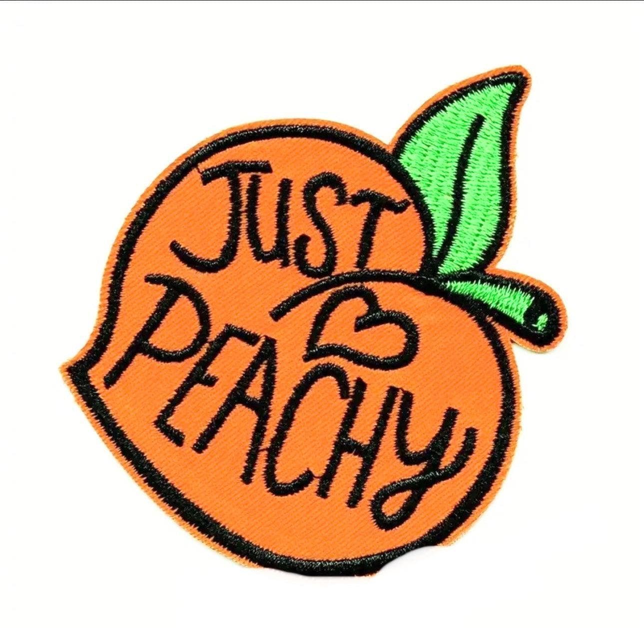 Just Peachy- Embroidered Patch — photo 4 of 5