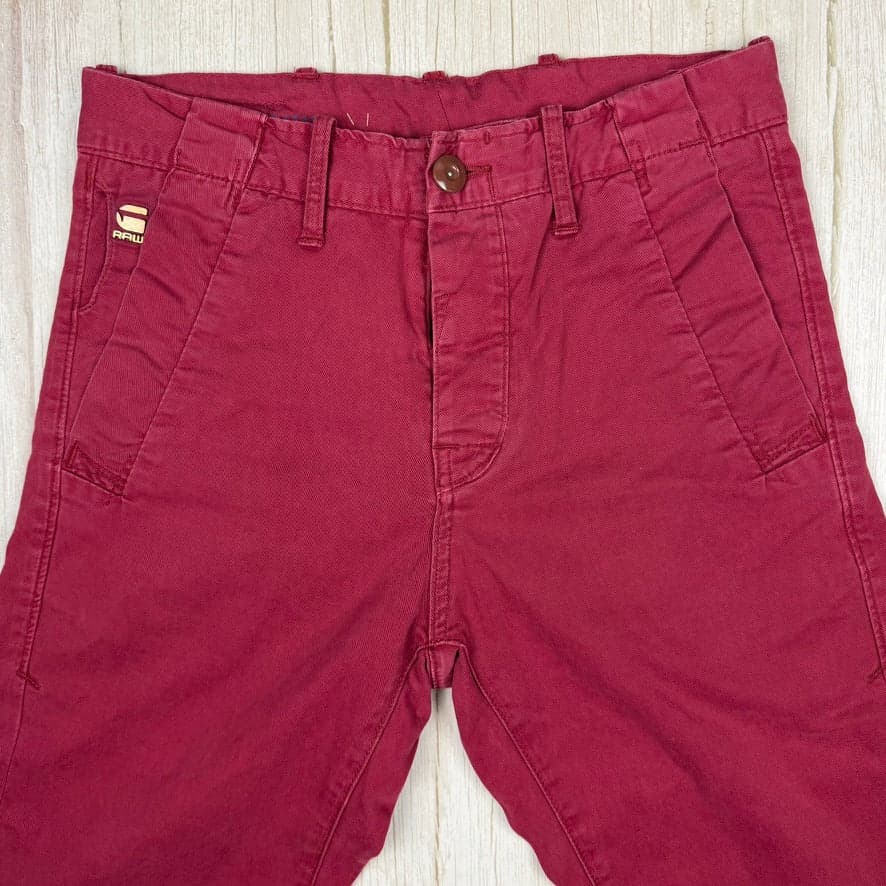 G Star RAW Correct Line 'Bronson' Red Chino -Size 29L — photo 4 of 8