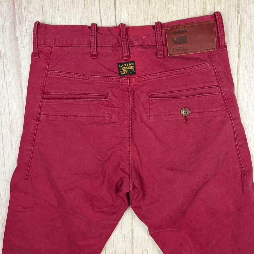 G Star RAW Correct Line 'Bronson' Red Chino -Size 29L — photo 5 of 8