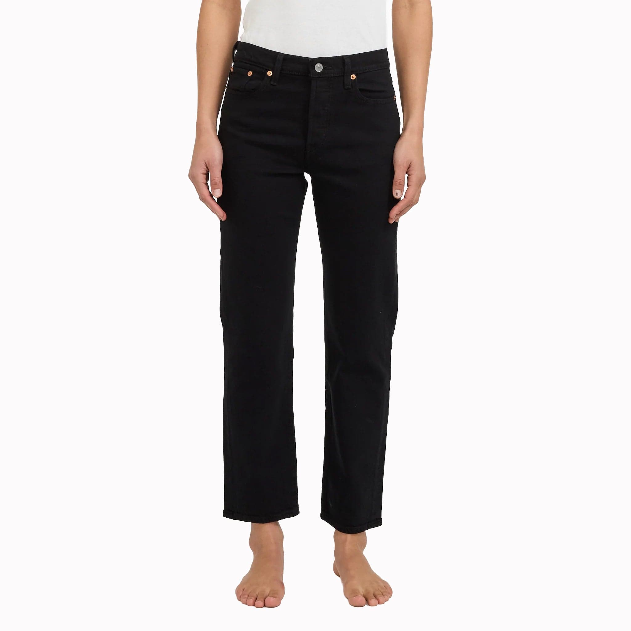 Levis Ladies ‘Wedgie Straight’ Black Jeans - Size 30 — photo 1 of 7