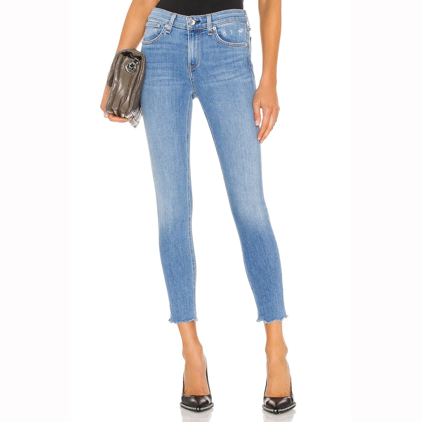 Rag & Bone 'Cate' Mid Rise Skinny Ankle Palmer Jeans - Size 28 — photo 1 of 7
