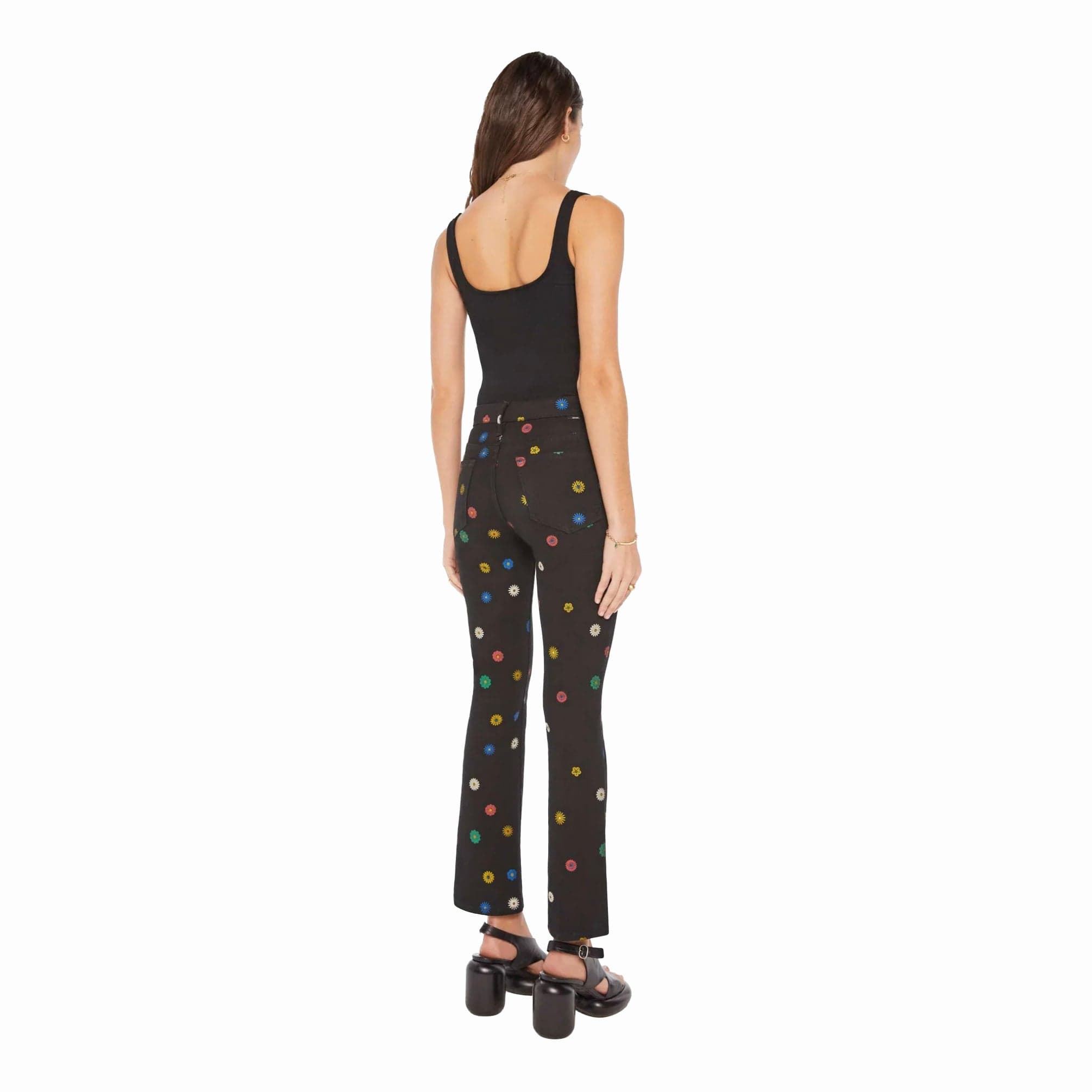 NEW - Mother 'The Insider Flood' Fresh as a Daisy Jeans - Size 27 — photo 3 of 5
