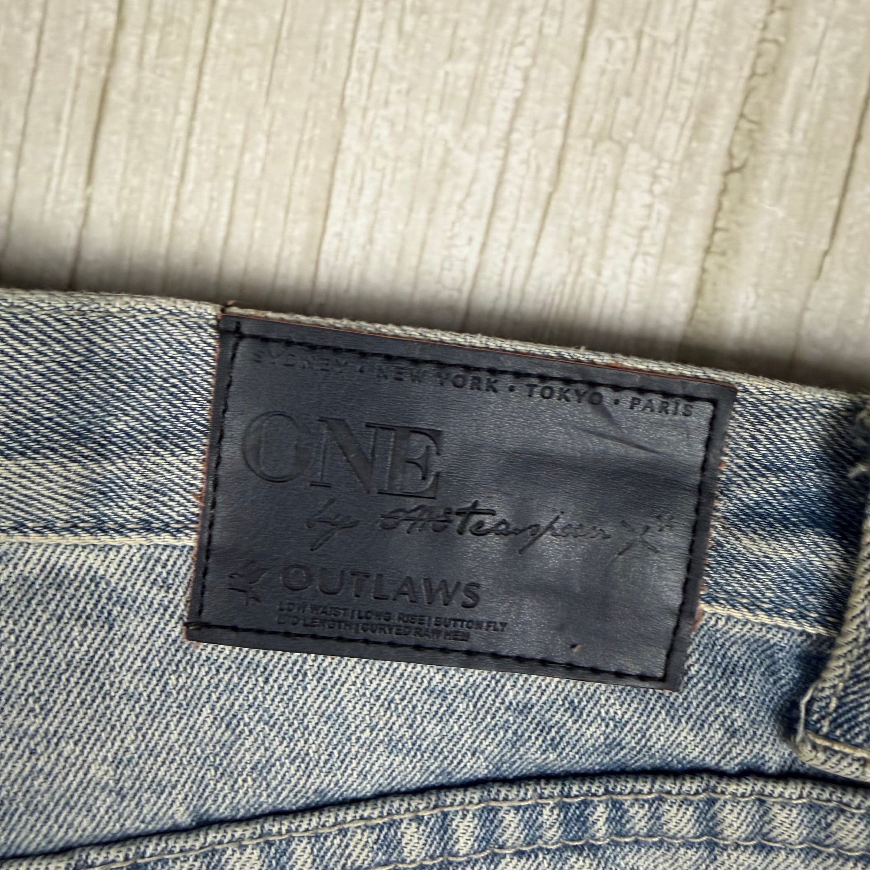 One Teaspoon 'Outlaws' Cuffed Denim Shorts - Size 26 — photo 1 of 3