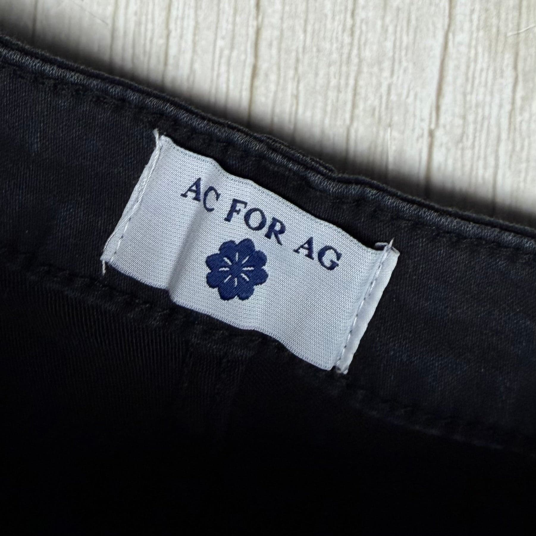Alexa Chung AC for AG Ladies Black High Cuffed Shorts - Size 29 — photo 3 of 4