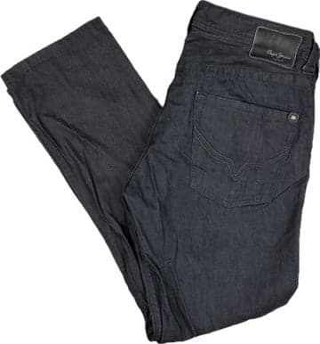 Pepe London Mens Regular Fit 'Cash' Black Jeans- Size 32R — photo 2 of 7