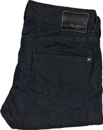 Pepe London Mens Regular Fit 'Cash' Black Jeans- Size 32R — photo 6 of 7