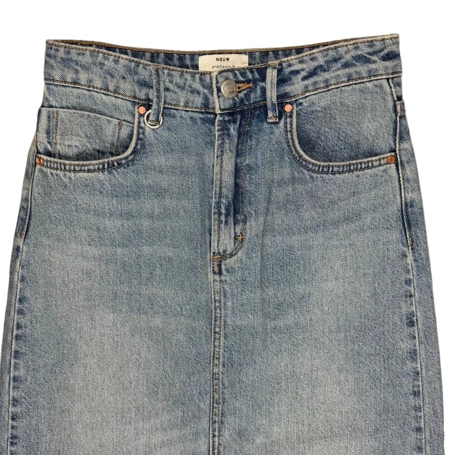 Neuw Raw Hem Denim Maxi Skirt - Size 25 or 7AU — photo 4 of 5
