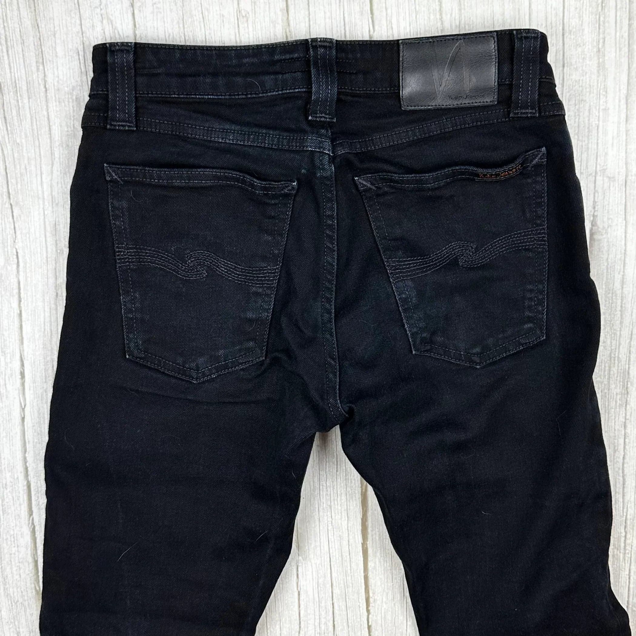 Nudie 'Skinny Sam' Black Black Denim Jeans- Size 26/30 — photo 4 of 7