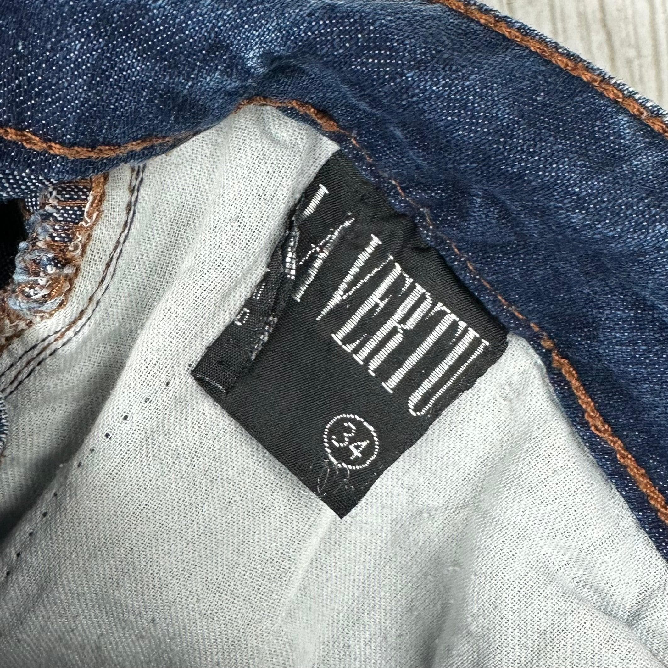 La Vertu High Blue Skinny Cuff Crop Jeans - Size 6 — photo 5 of 7