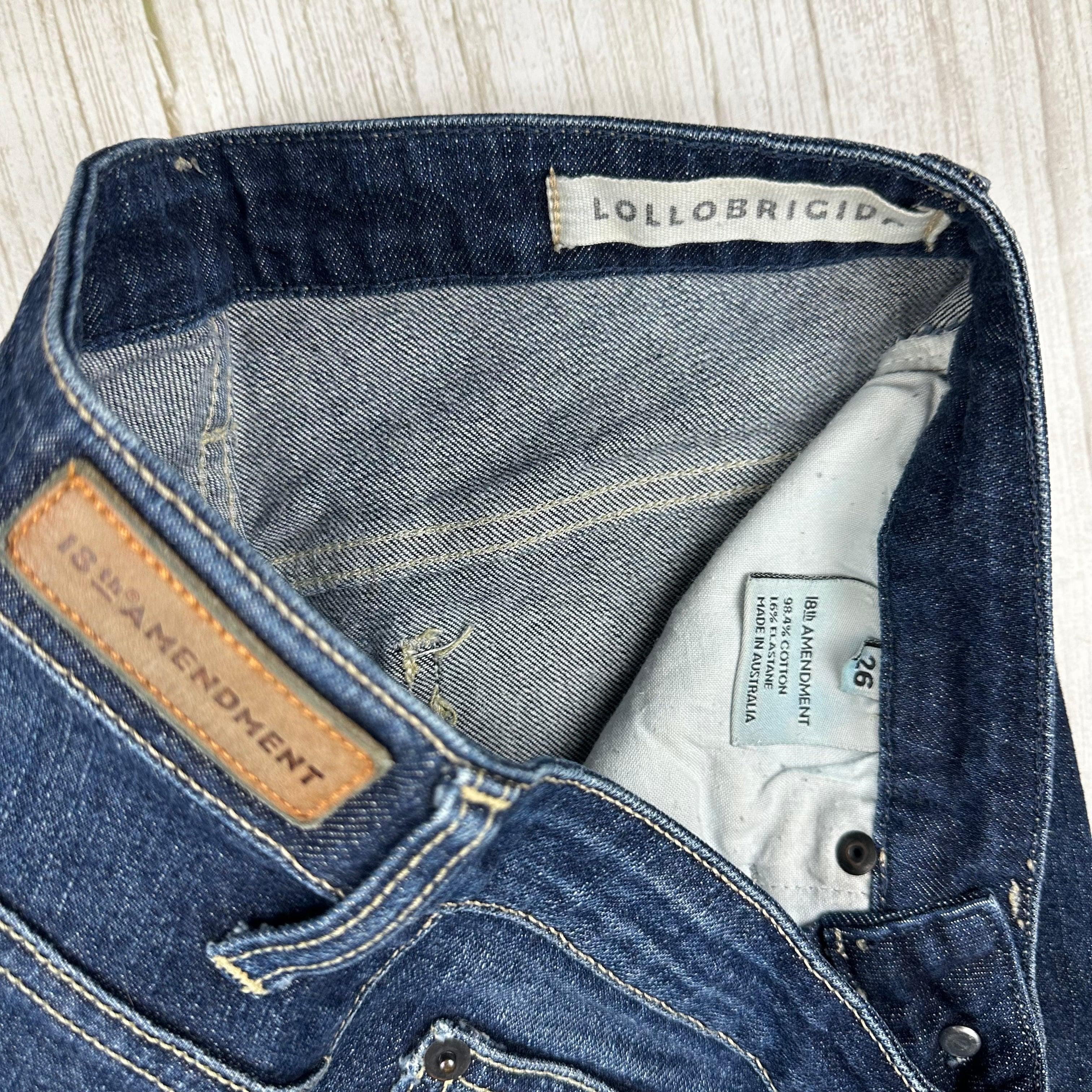18th Amendment Aussie Made 'Lollobrigida' Straight Fit Jeans- Size 26 — photo 6 of 8