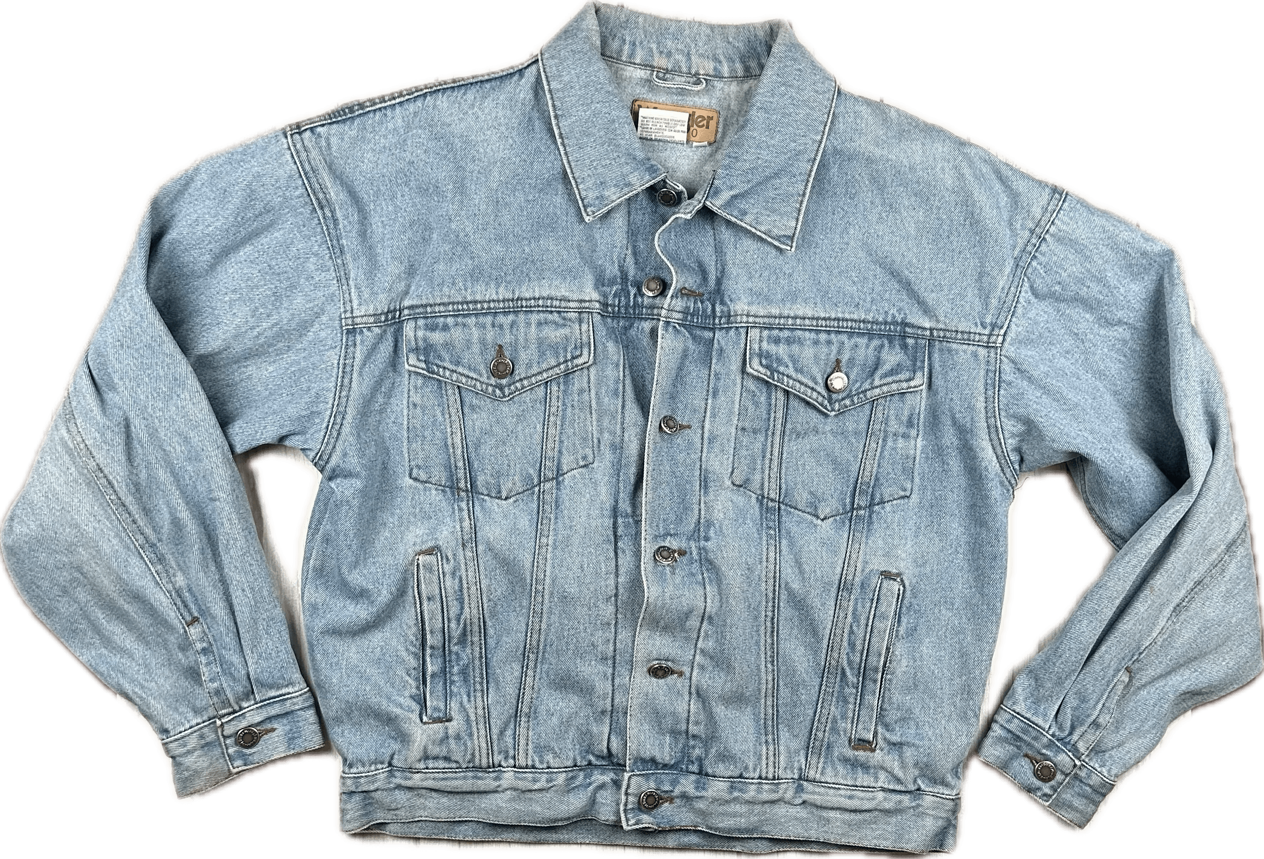 Wrangler Hero Y2K Relaxed Fit Denim Jean Jacket - Size M — photo 4 of 6