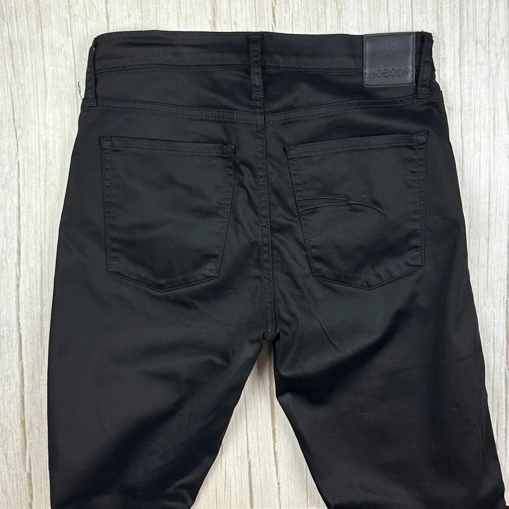 NOBODY Skinny Ankle Zip Mid Rise Black Jeans- Size 28 — photo 5 of 9