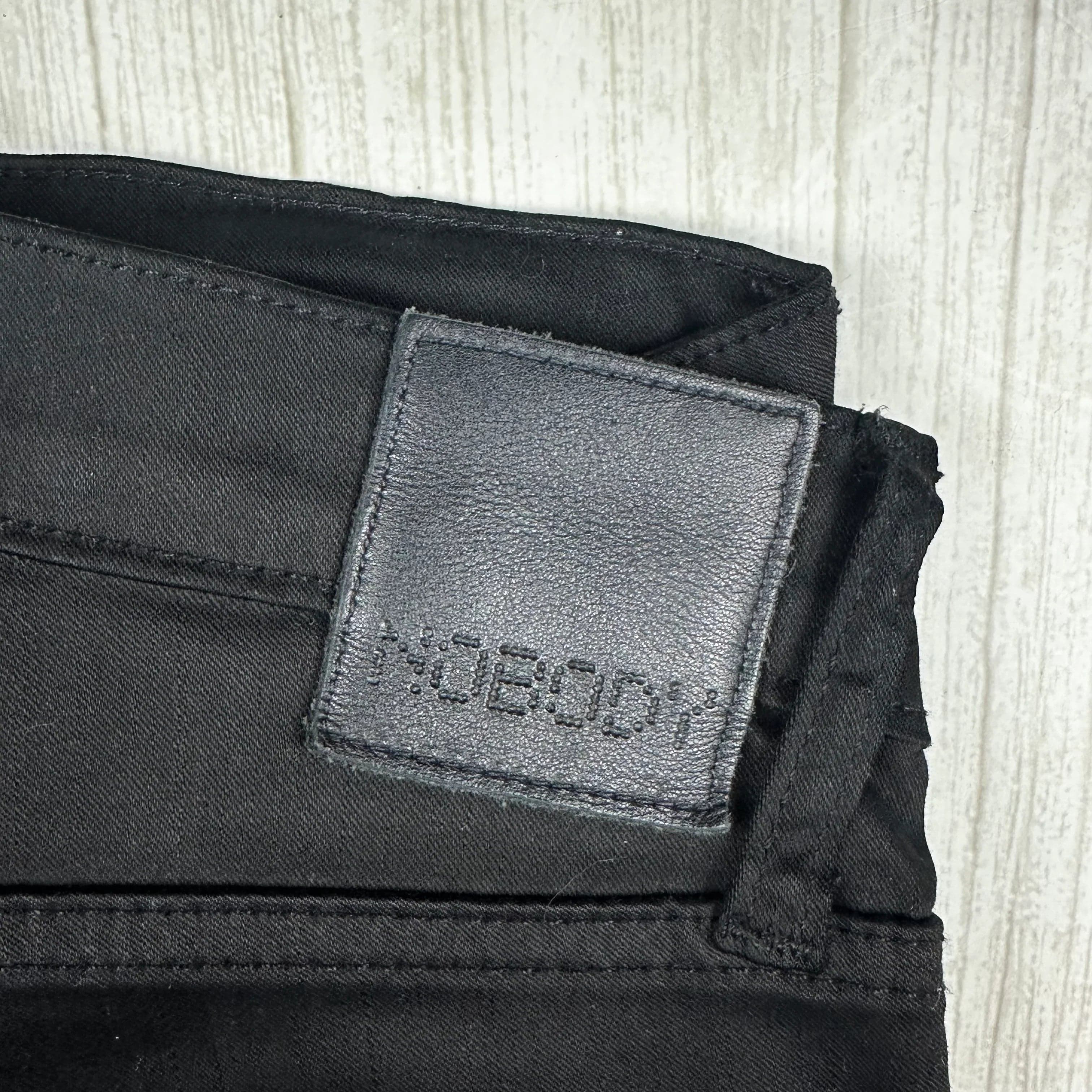 NOBODY Skinny Ankle Zip Mid Rise Black Jeans- Size 28 — photo 8 of 9