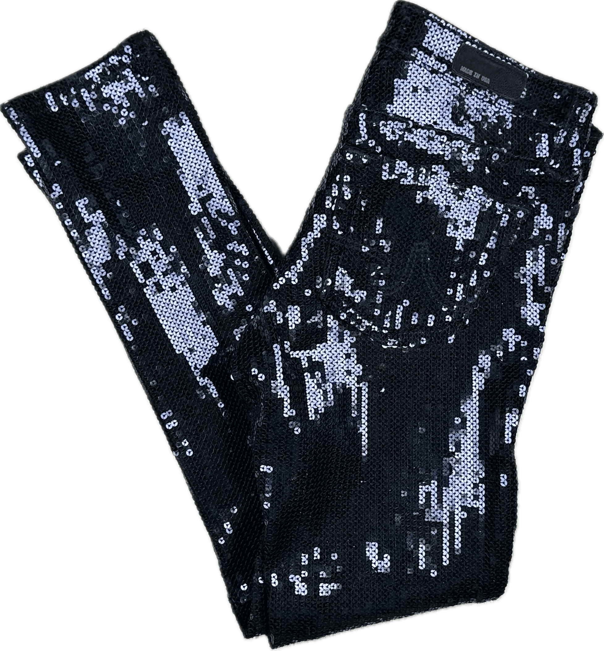 AG Adriano Goldschmied 'The Legging Ankle' Sequin Jeans- Size 27R — photo 2 of 9