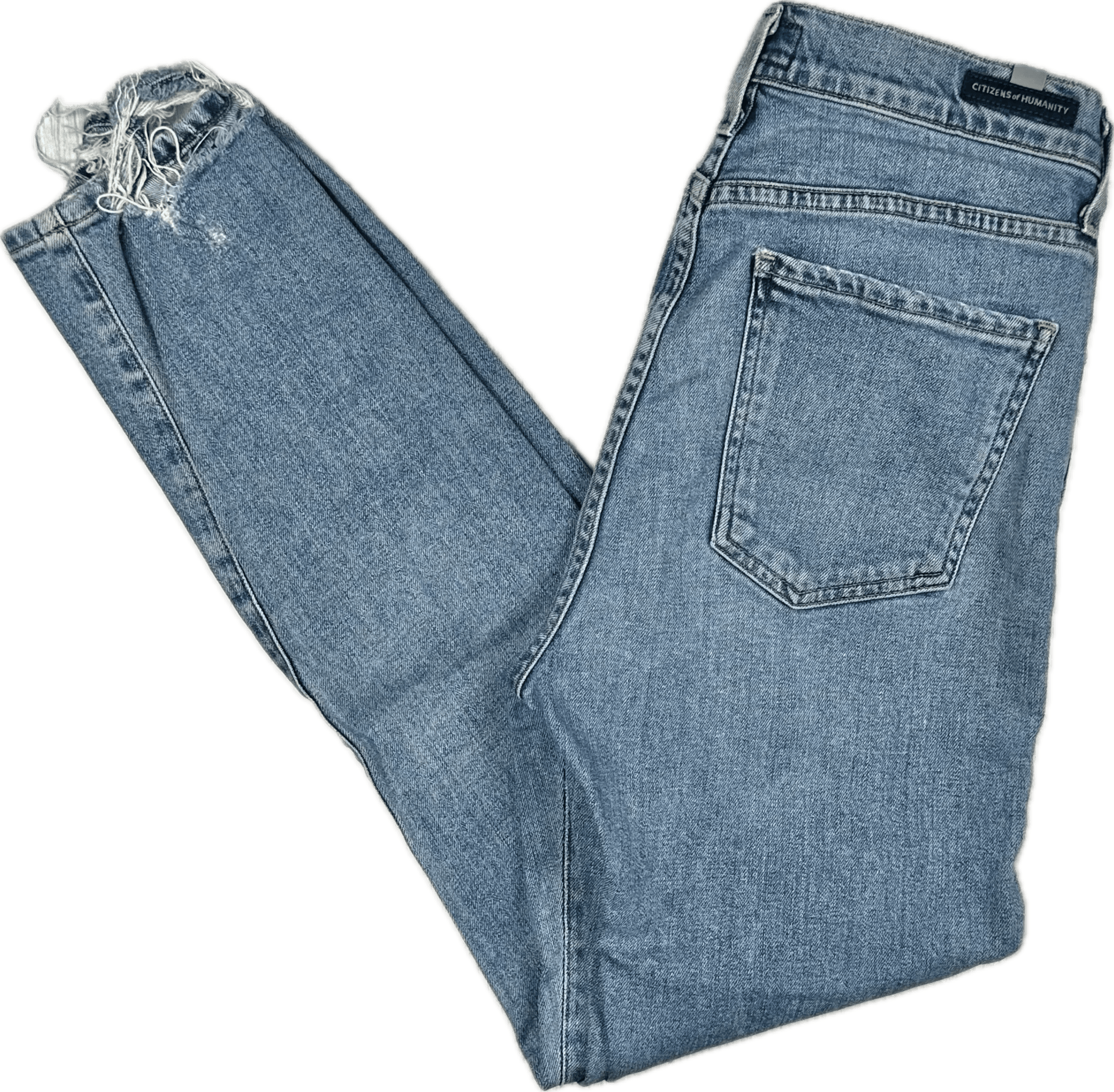 Citizens of Humanity High Rise 'Olivia' Straight Jeans - Size 28 — photo 3 of 9