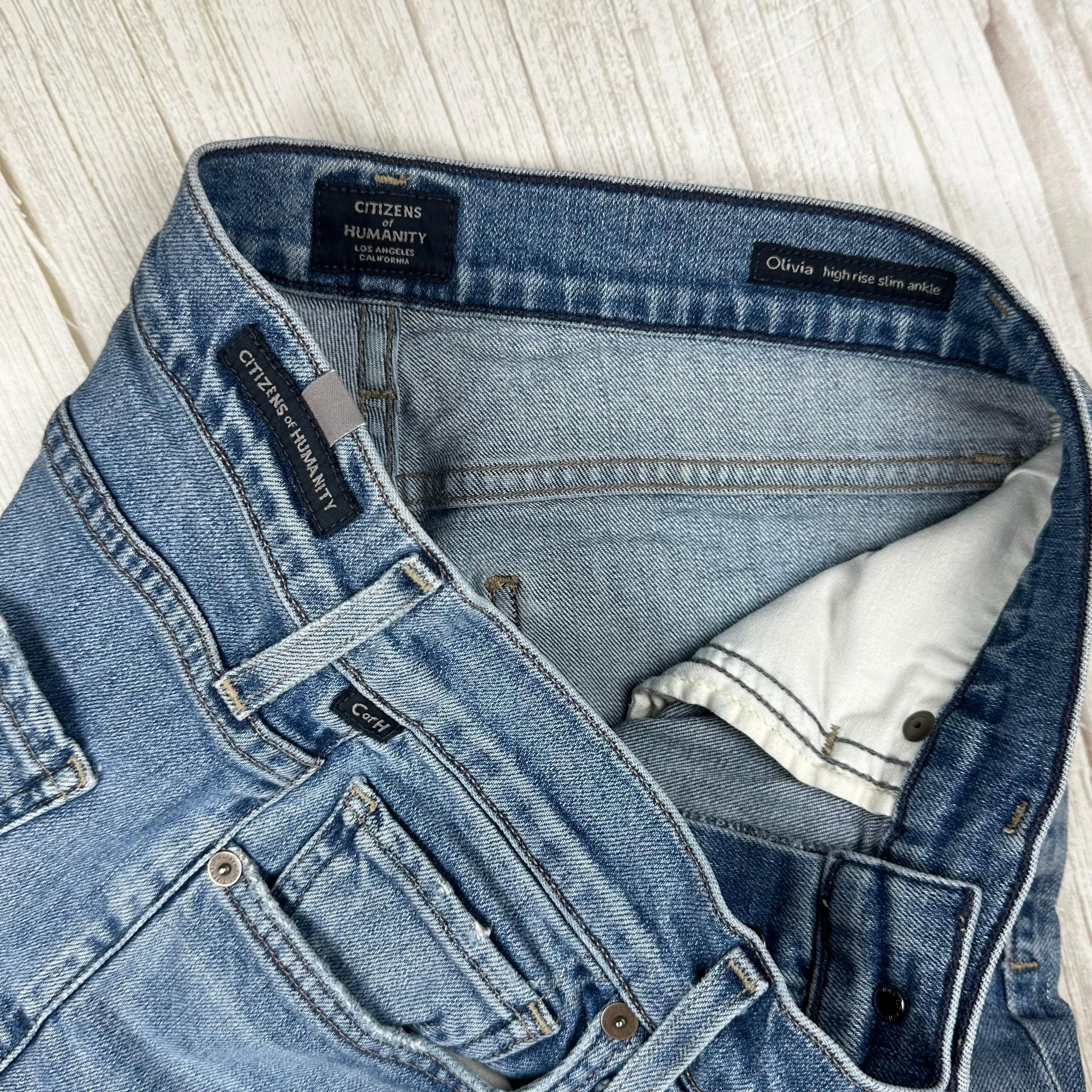 Citizens of Humanity High Rise 'Olivia' Straight Jeans - Size 28 — photo 6 of 9