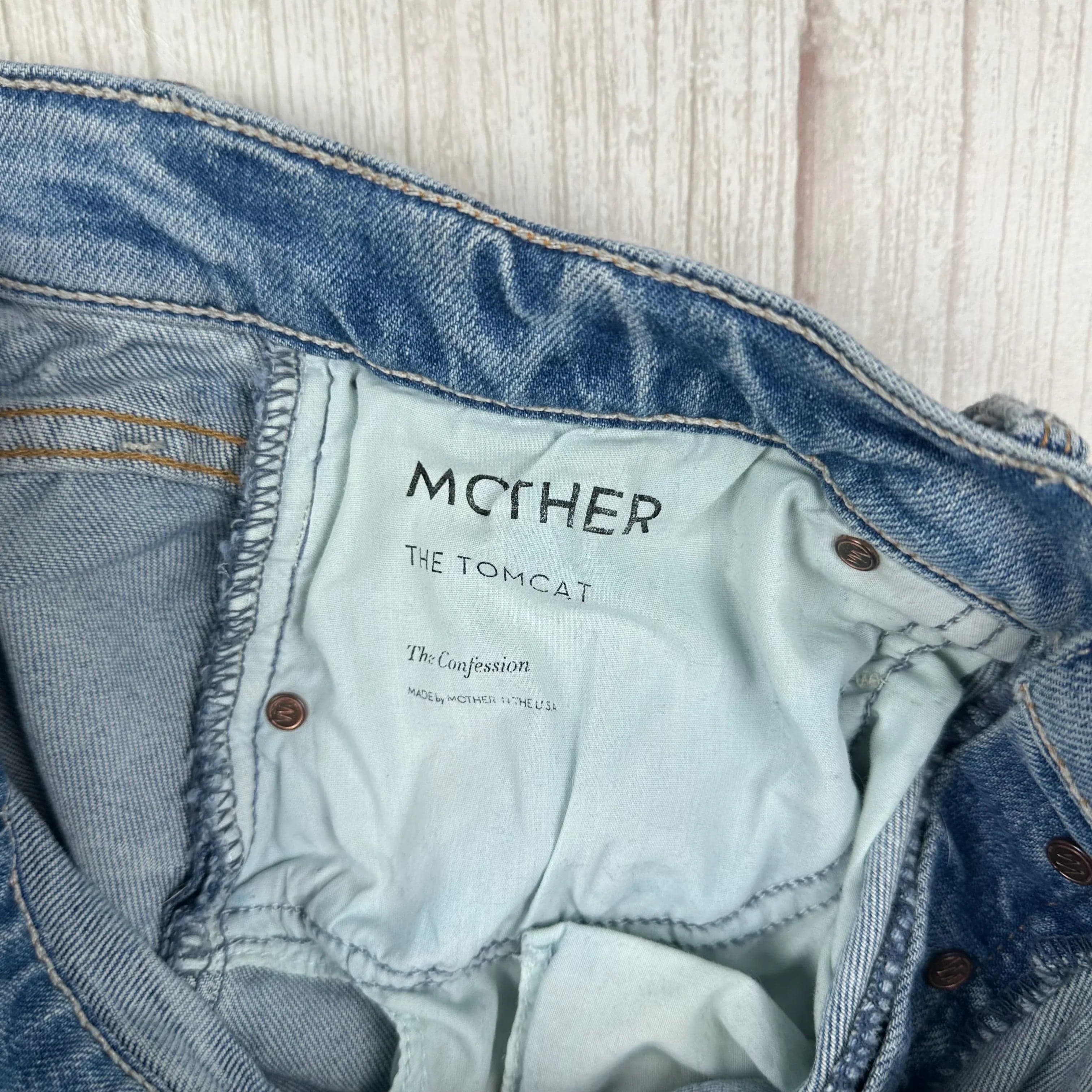 Mother 'The Tomcat' Distressed The Confession Wash Jeans - Size 29 — photo 6 of 8