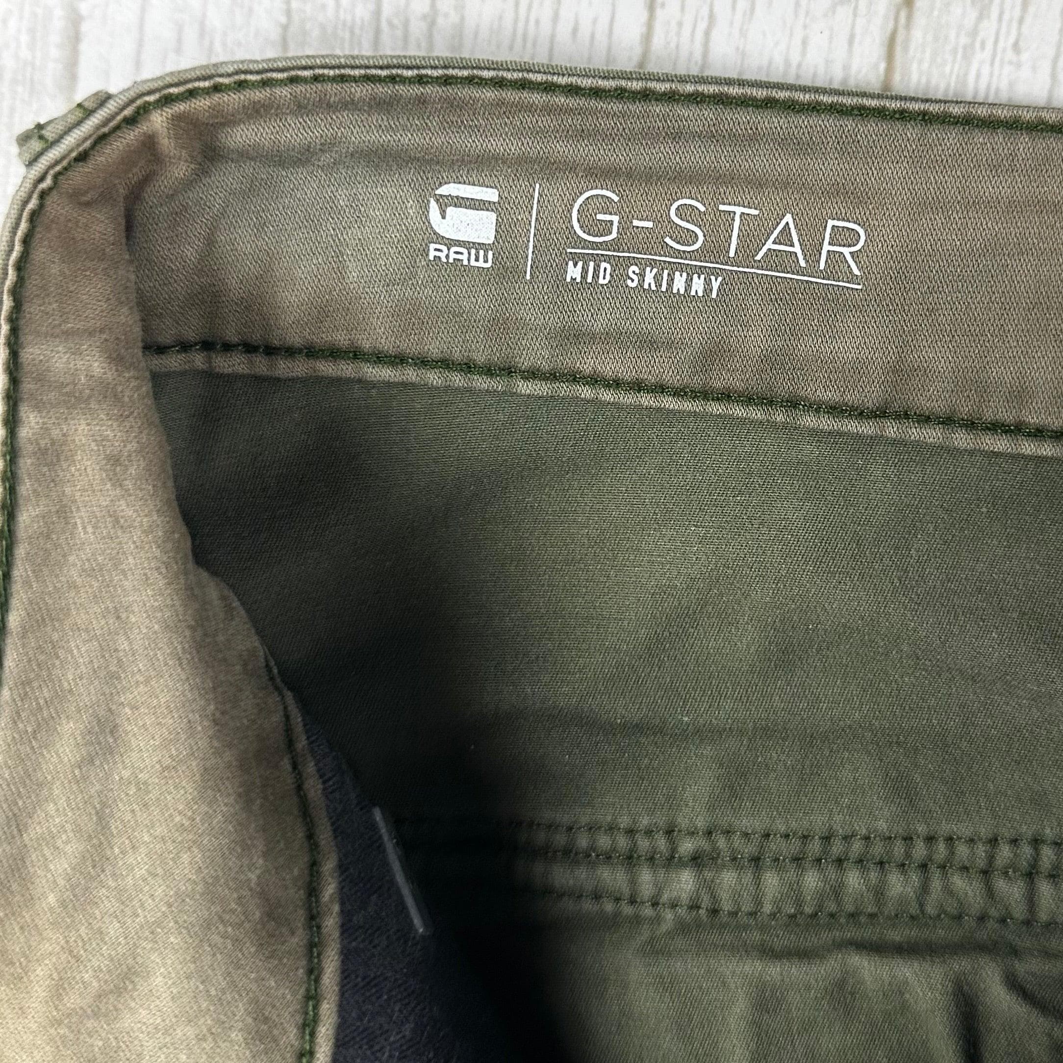 G Star RAW Womens 'Rovic Mid Skinny' Khaki Jeans -Size 27 — photo 8 of 9