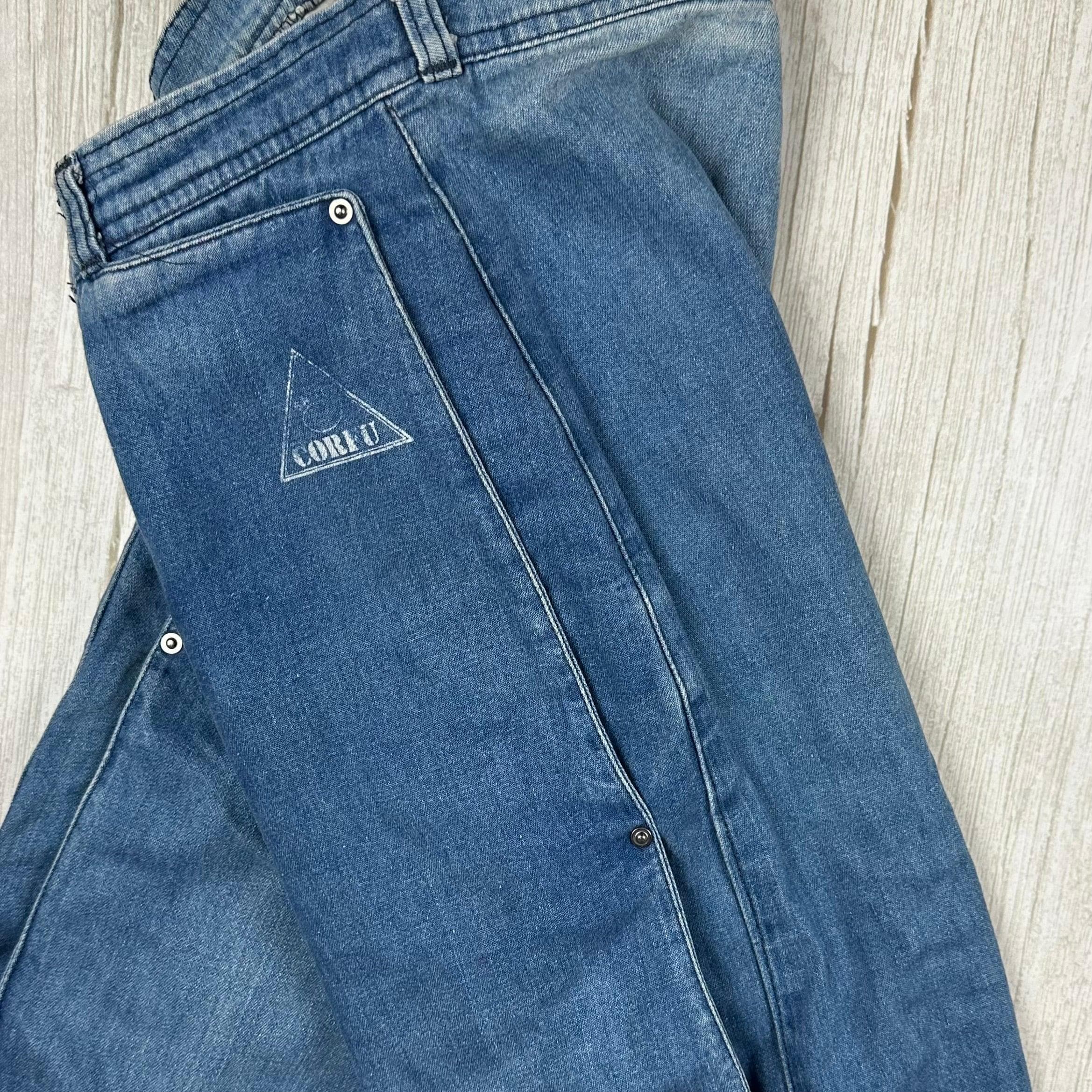 1980's Vintage Corfu Australian Made Baggy Jeans- Suit Size 6 — photo 4 of 8