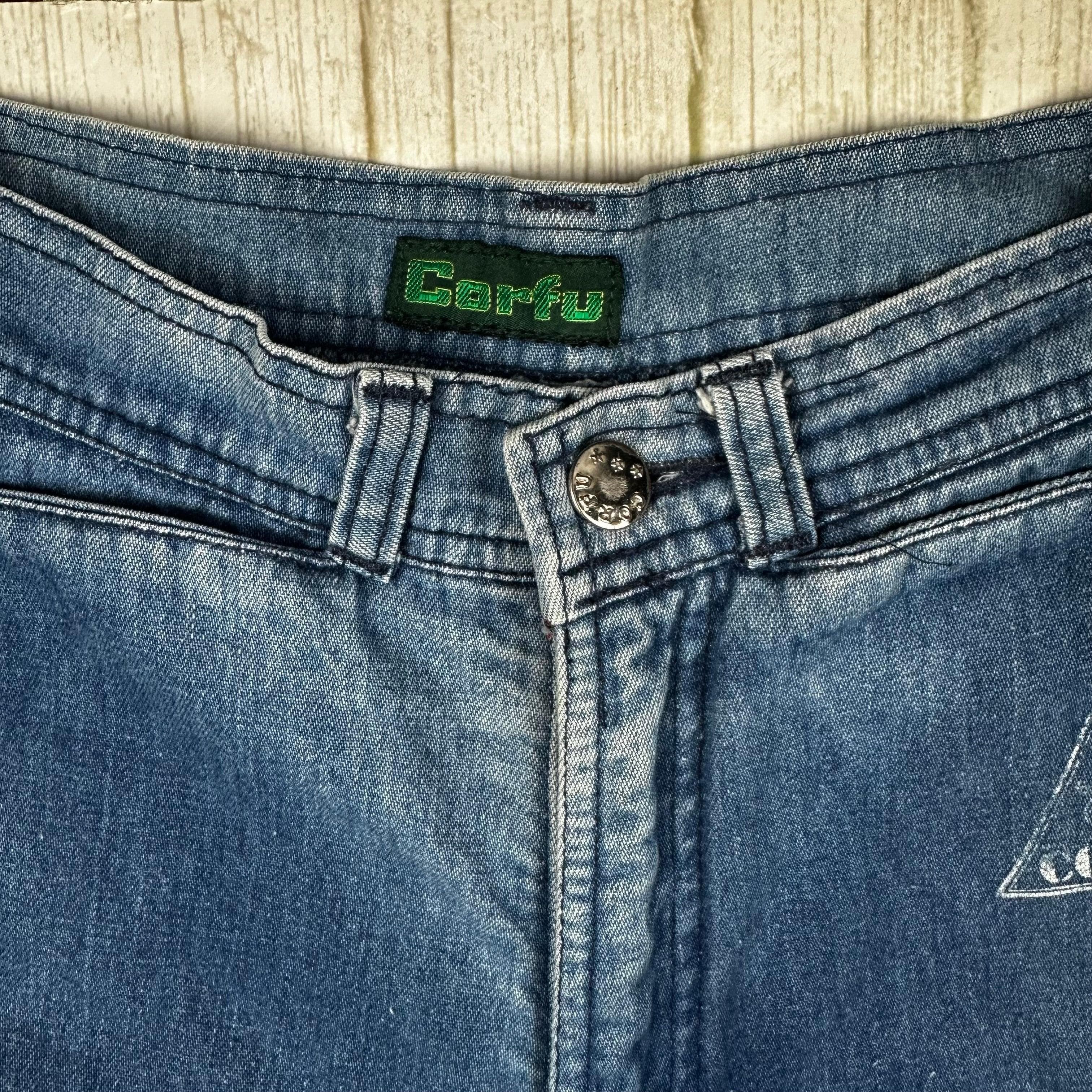 1980's Vintage Corfu Australian Made Baggy Jeans- Suit Size 6 — photo 6 of 8