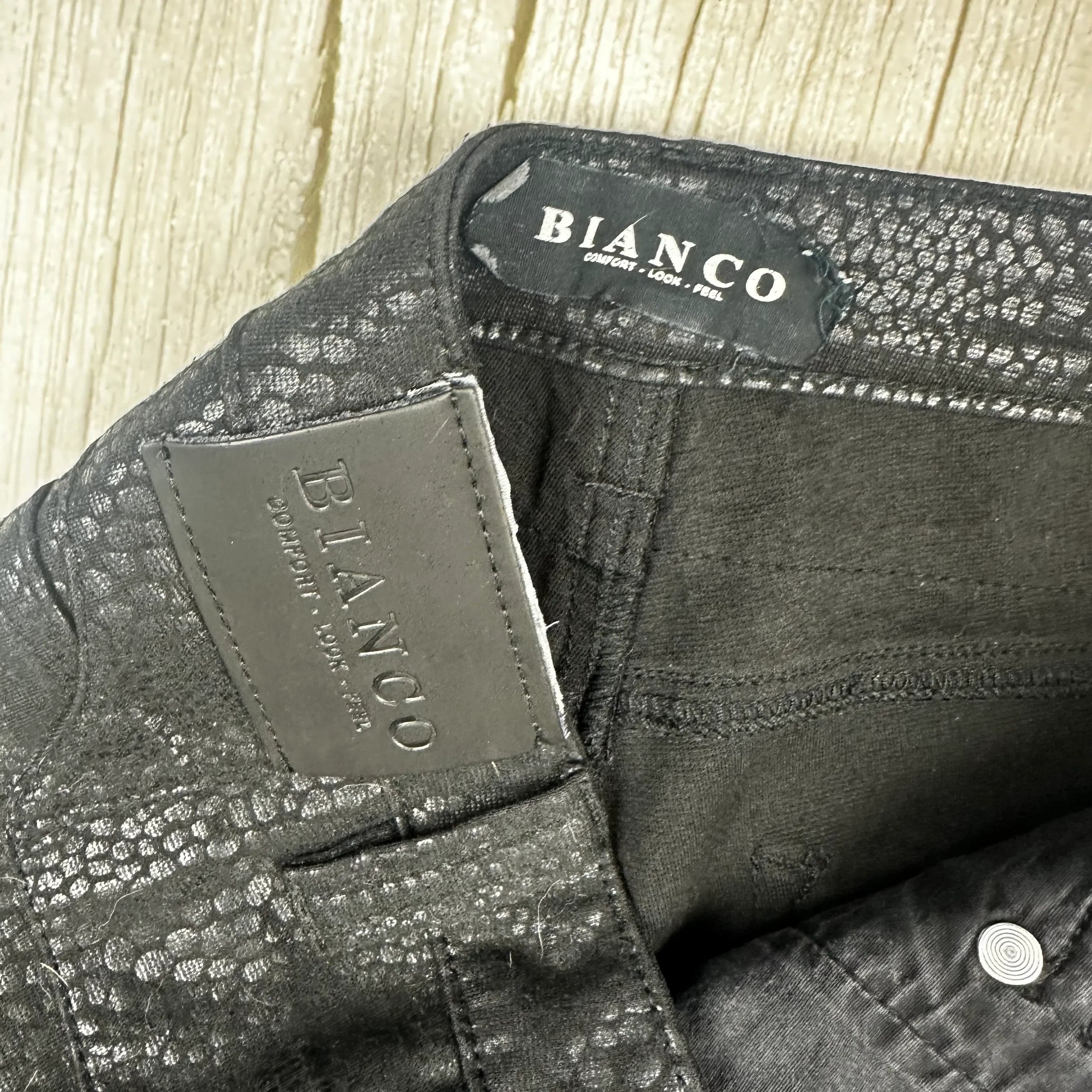 Bianco 'Blake' Ladies Snake Print Boyfriend Stretch Jeans - Size 26 — photo 6 of 7