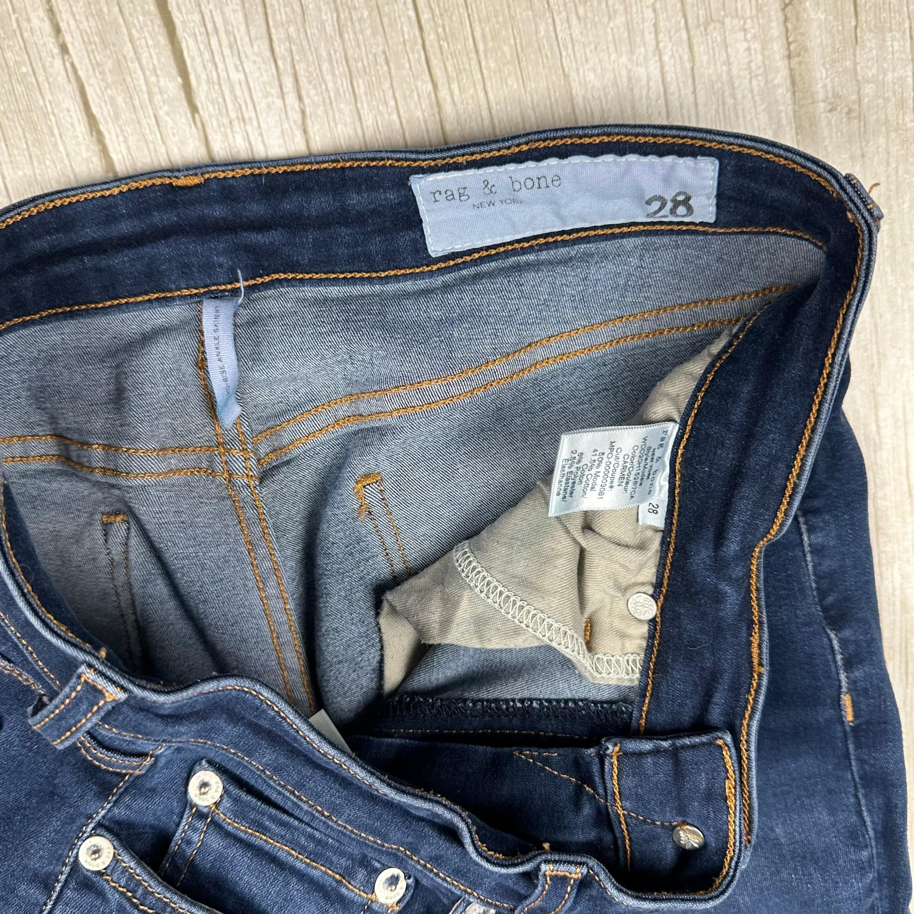 Rag & Bone 'Cate' Mid Rise Skinny Ankle Jeans - Size 28 — photo 5 of 7