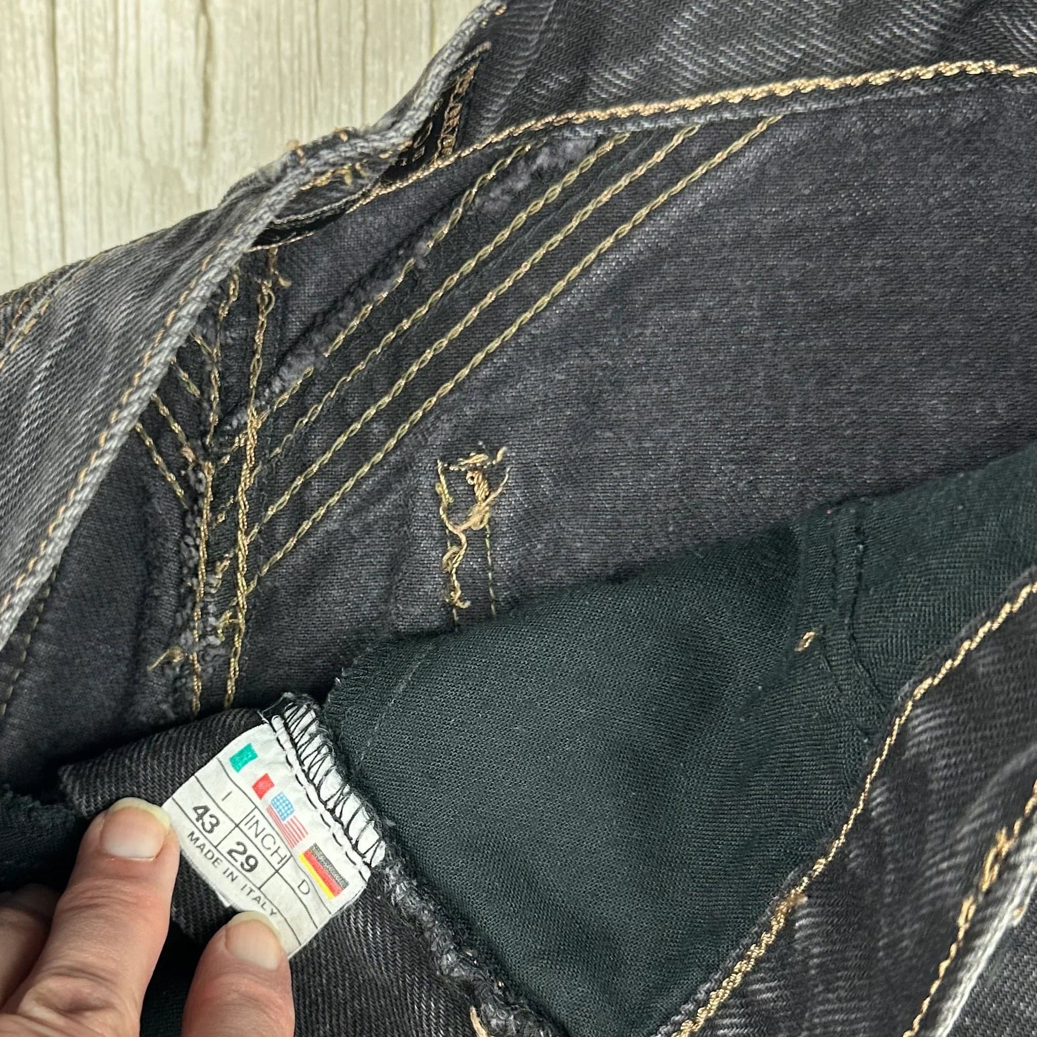 Roccobarocco Vintage Italian 90's Mom Fit Jeans -Size 7/8 — photo 8 of 9