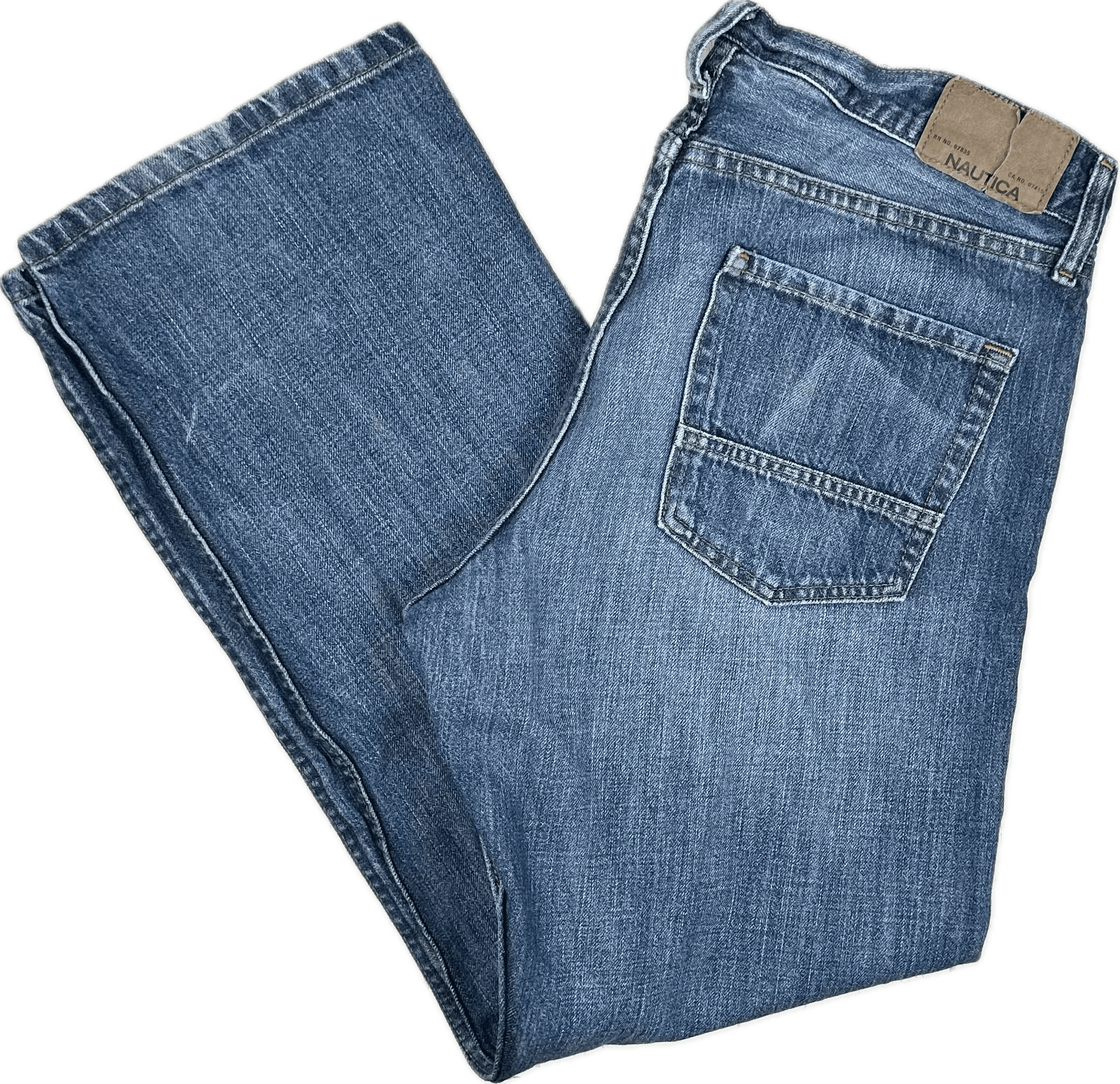 Nautica Mens Classic Straight Relaxed Fit Jeans- Size 34 — photo 1 of 5