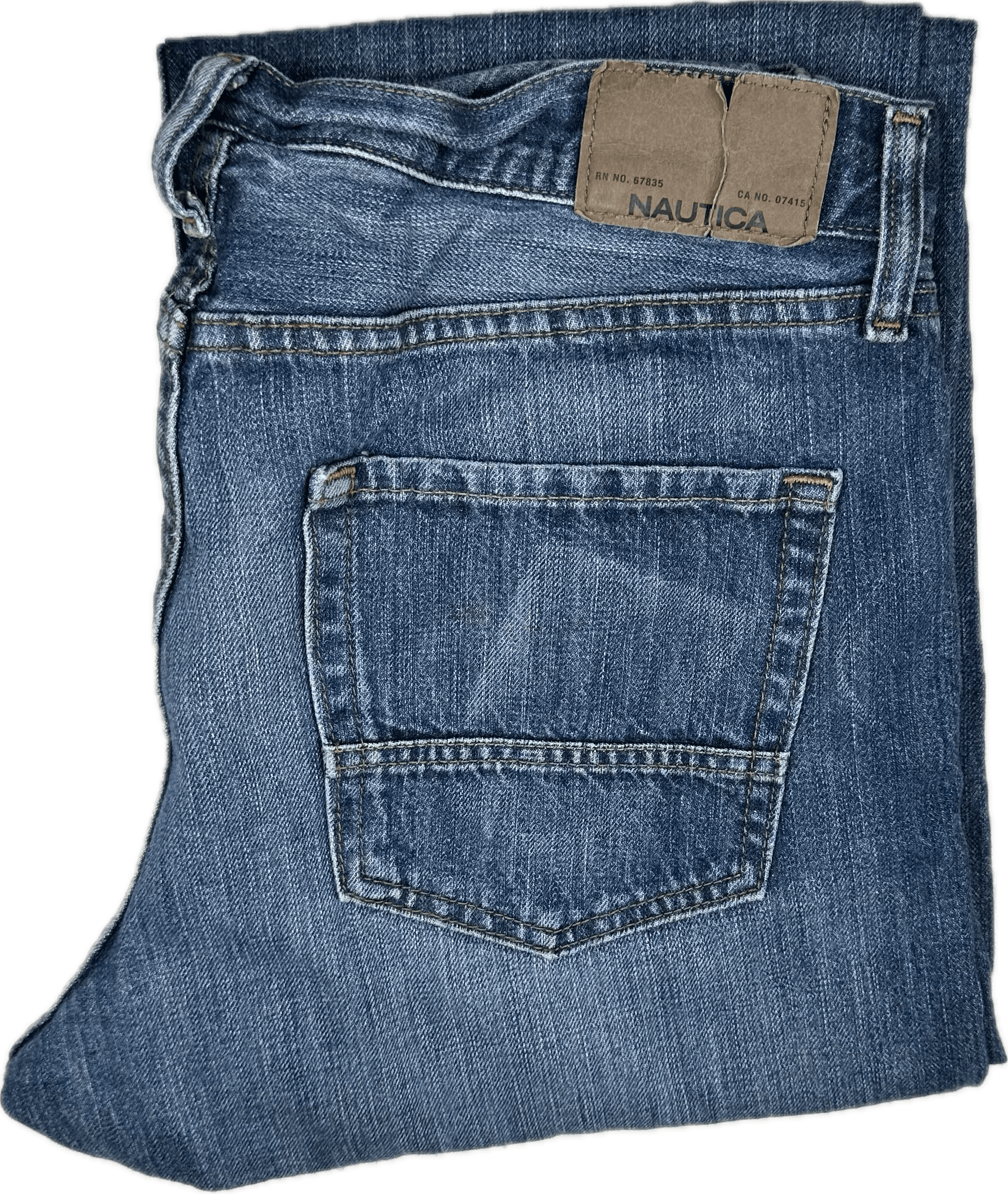 Nautica Mens Classic Straight Relaxed Fit Jeans- Size 34 — photo 4 of 5