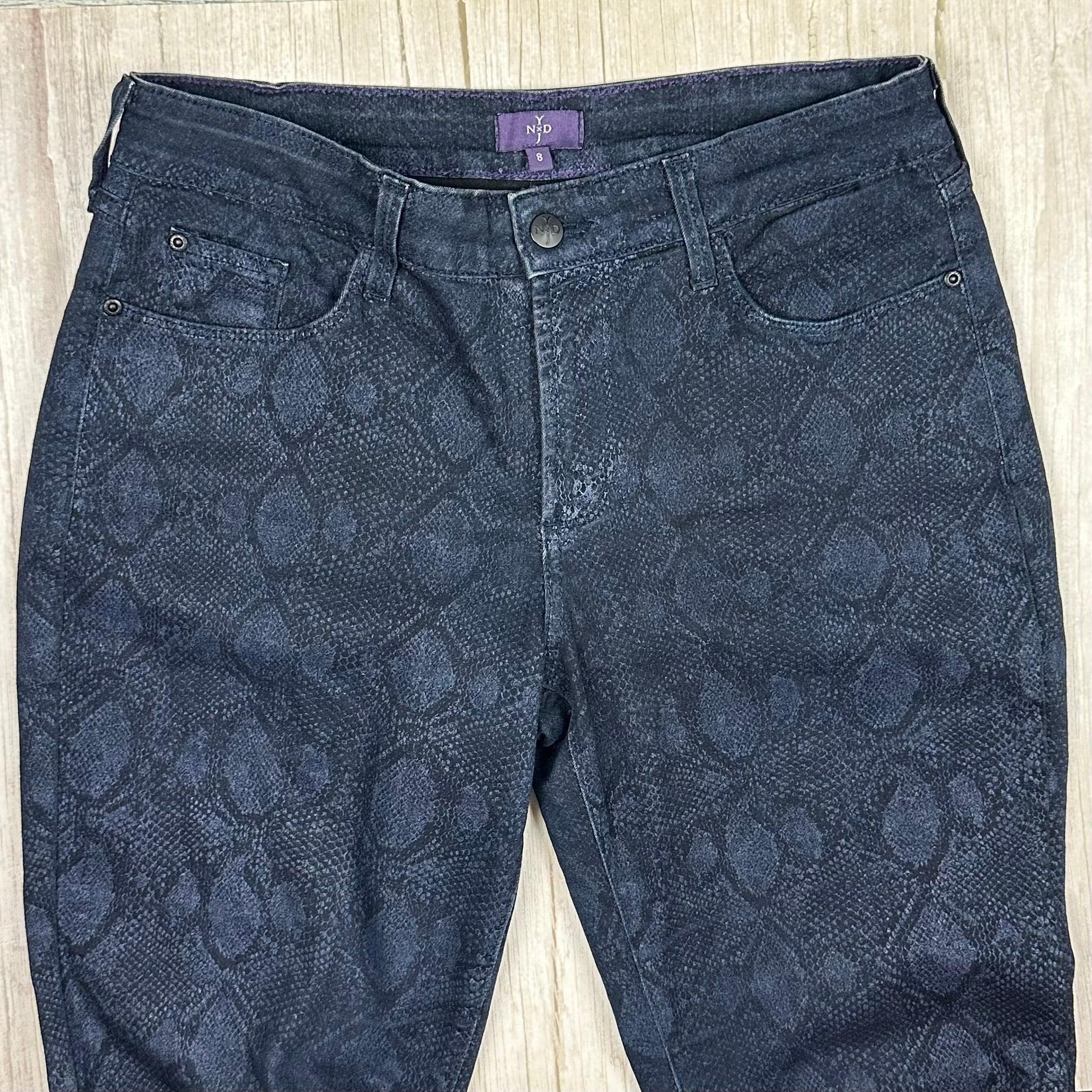 NYDJ Snakeskin Printed Skinny Jeans -Size 8US or 12AU — photo 3 of 7