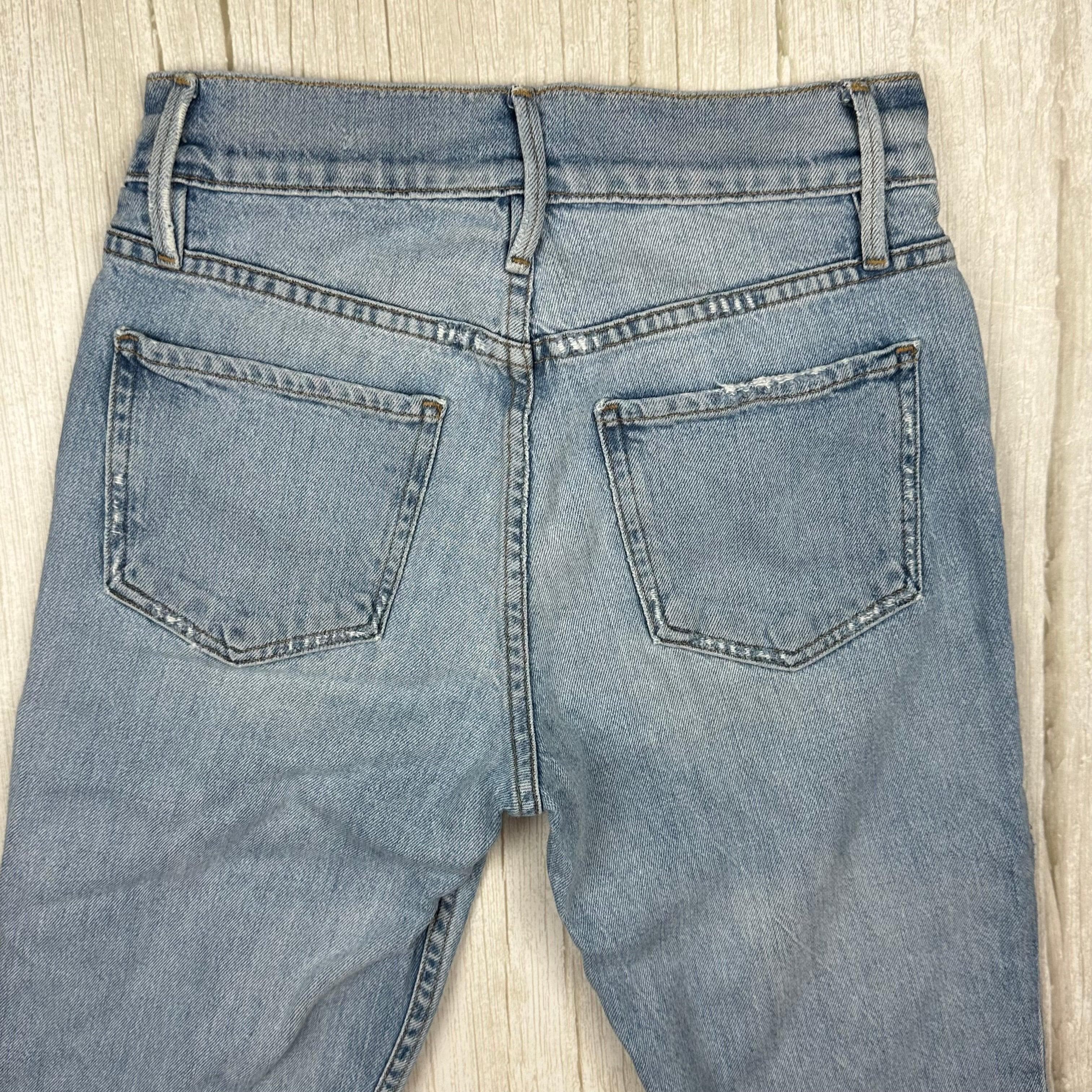 Frame Denim 'Le Sylvie Slender Straight' Bianca Jeans -Size 25 — photo 4 of 8