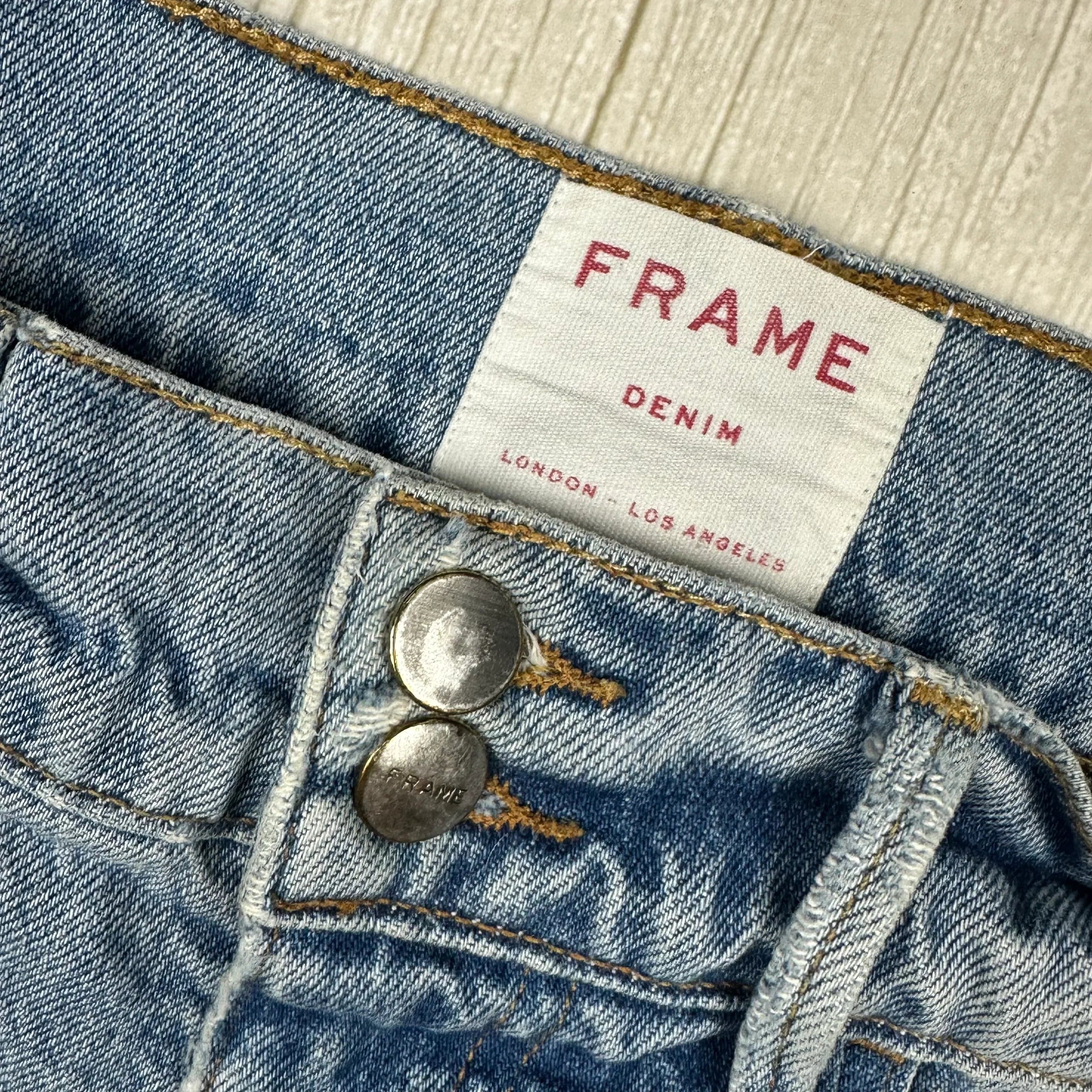 Frame Denim 'Le Sylvie Slender Straight' Bianca Jeans -Size 25 — photo 5 of 8
