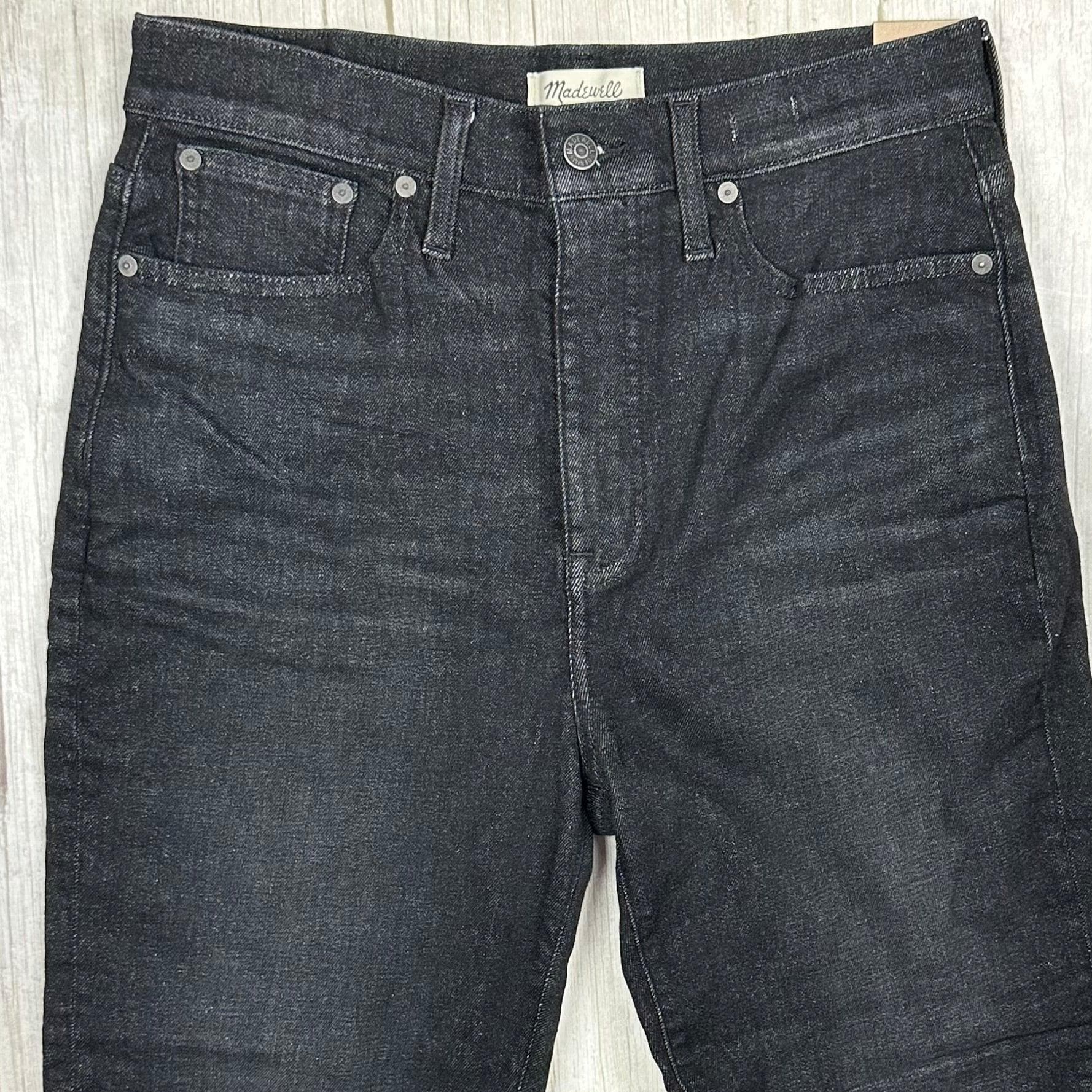 NWT- Madewell Ladies 'The Momjean' Black Jeans- Size 29" — photo 4 of 8
