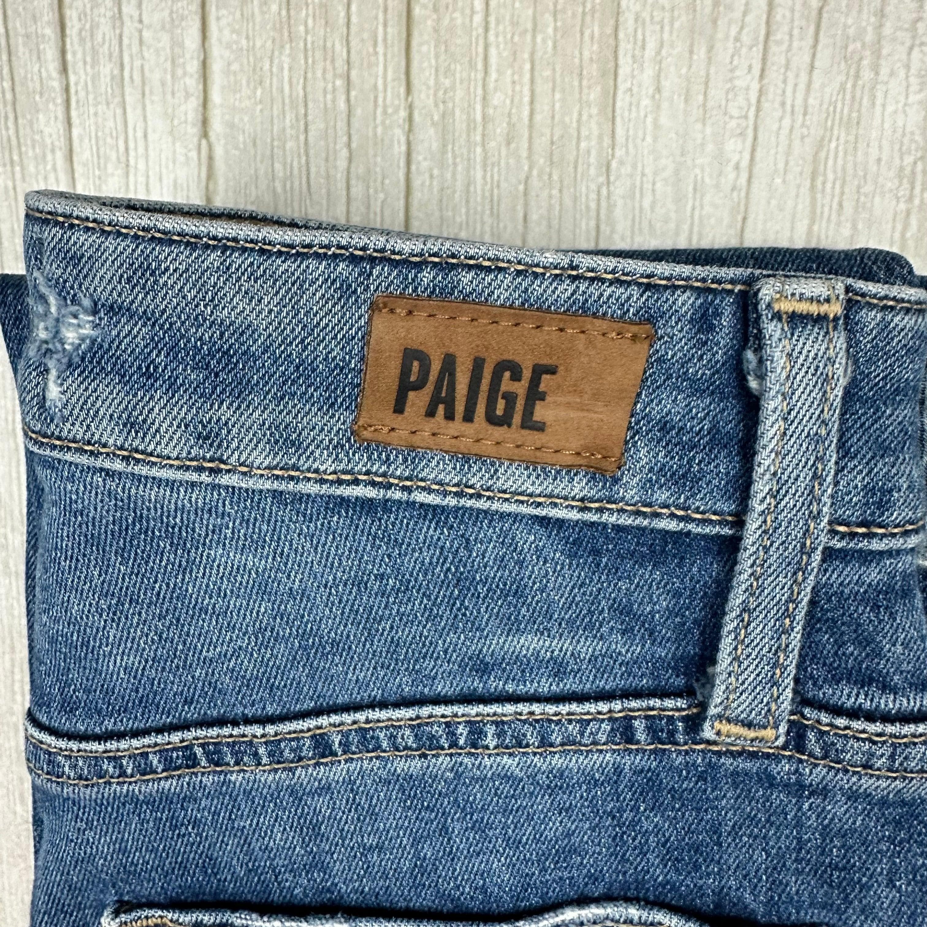 Paige Denim 'Sarah Slim' Embarcadero Distressed Jeans- Size 24 — photo 7 of 9