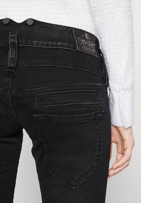 Herrlicher 'Pitch Slim' Black Stretch Denim Jeans - Size 30" — photo 1 of 10