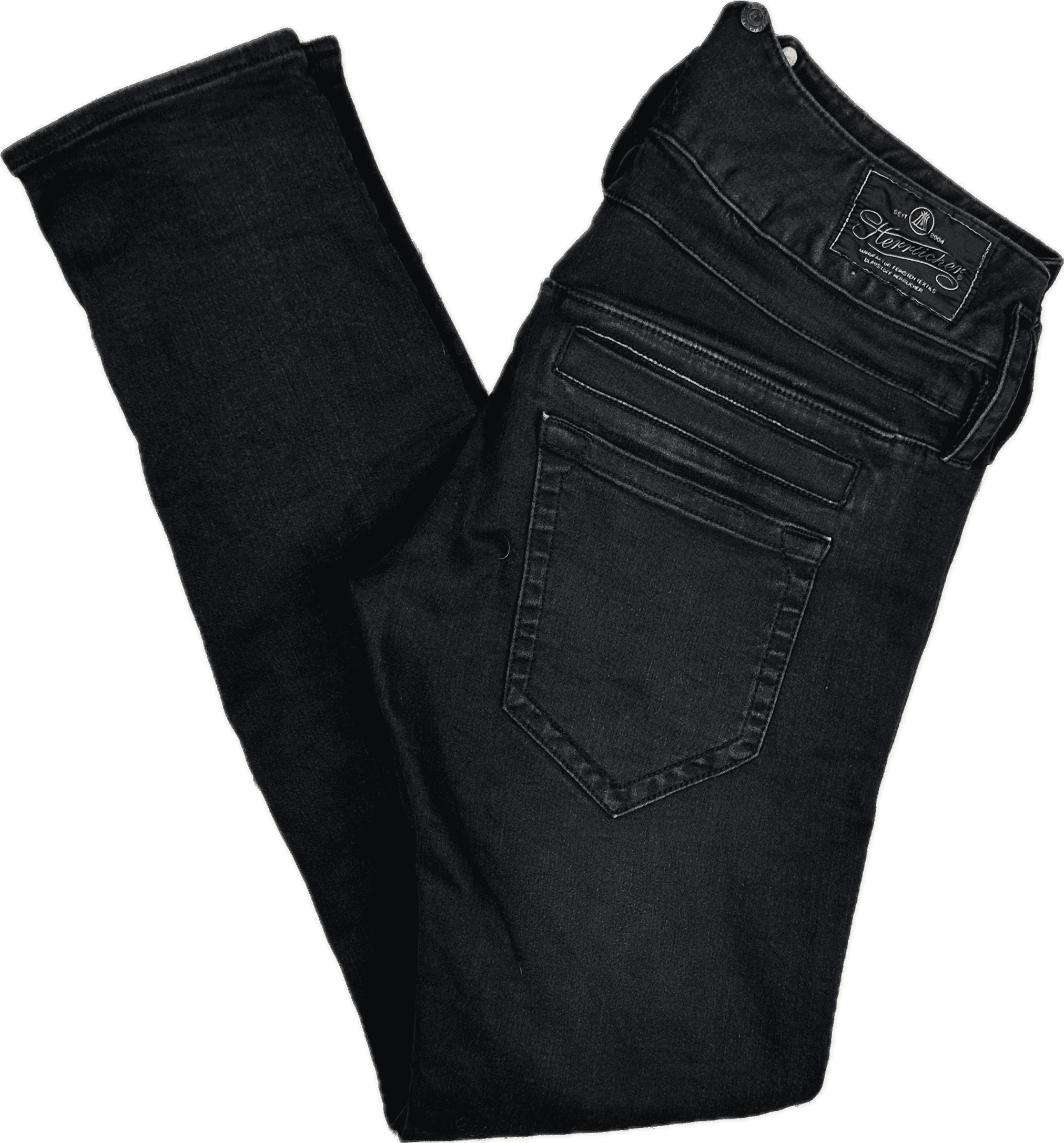 Herrlicher 'Pitch Slim' Black Stretch Denim Jeans - Size 30" — photo 2 of 10