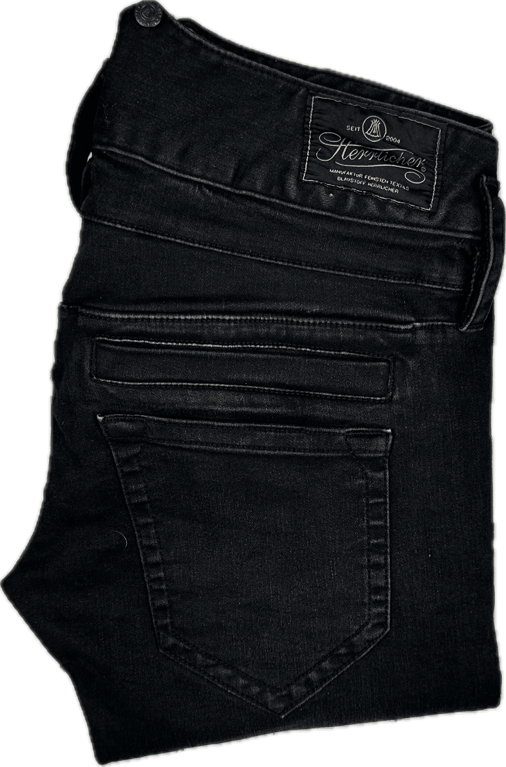 Herrlicher 'Pitch Slim' Black Stretch Denim Jeans - Size 30" — photo 7 of 10
