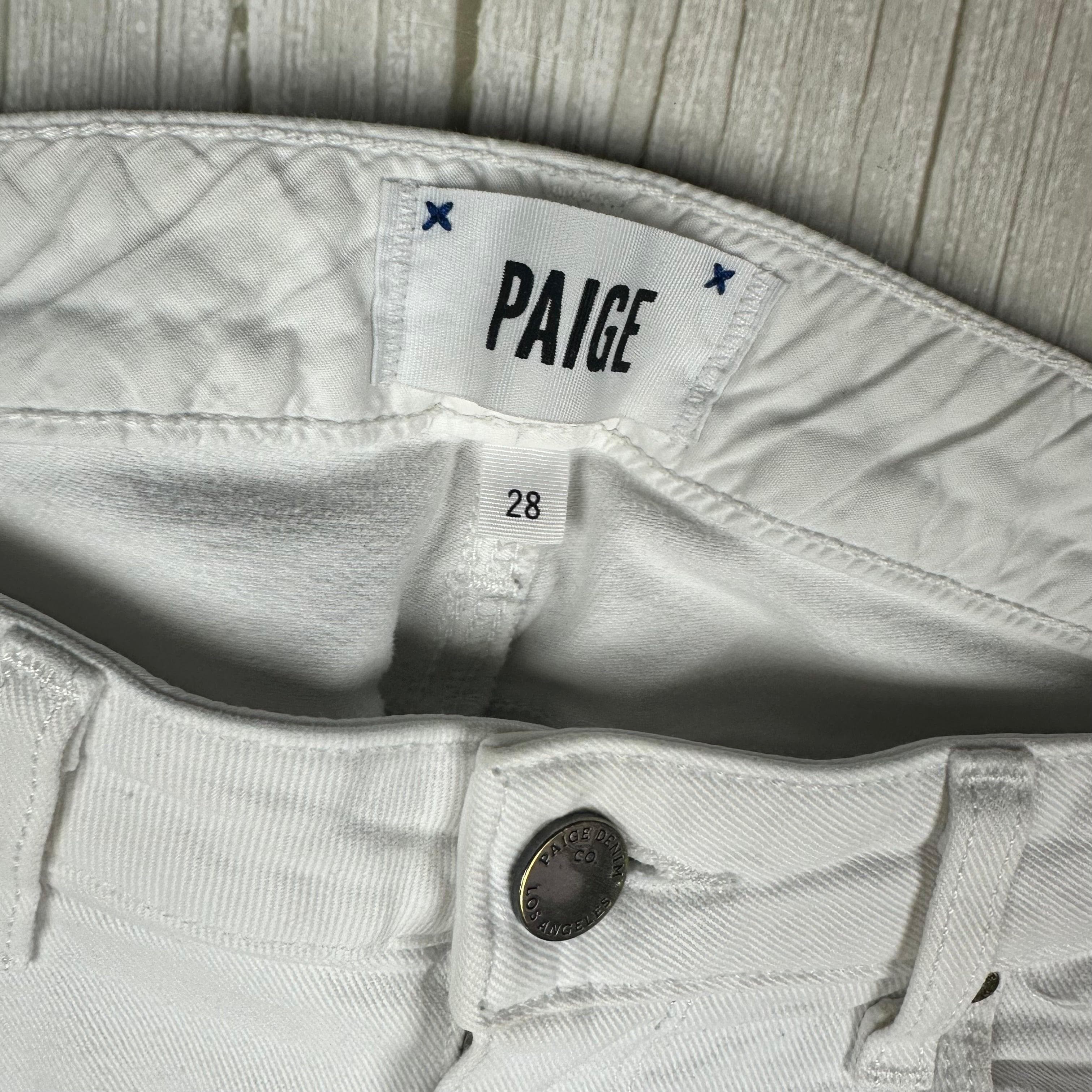 Paige Denim 'Hoxton Ankle Zip' Skinny Jeans - Size 28" — photo 6 of 6