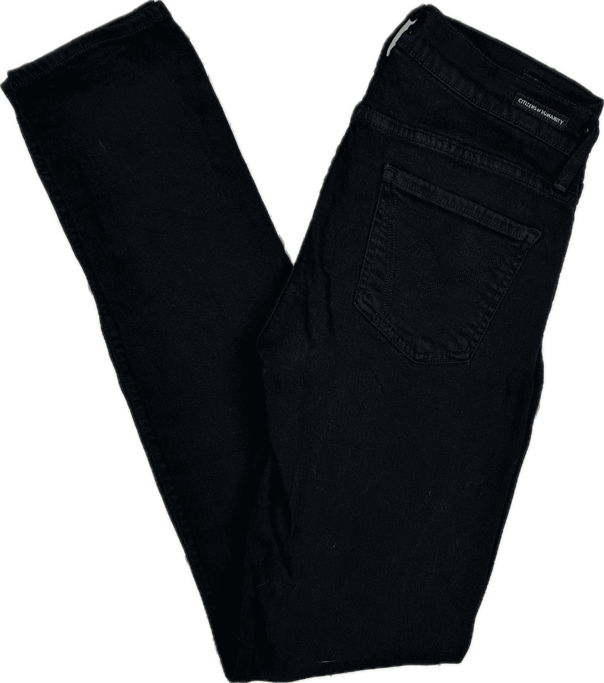 Citizens of Humanity 'Avedon' Low Waist Black Jeans - Size 28 — photo 2 of 6
