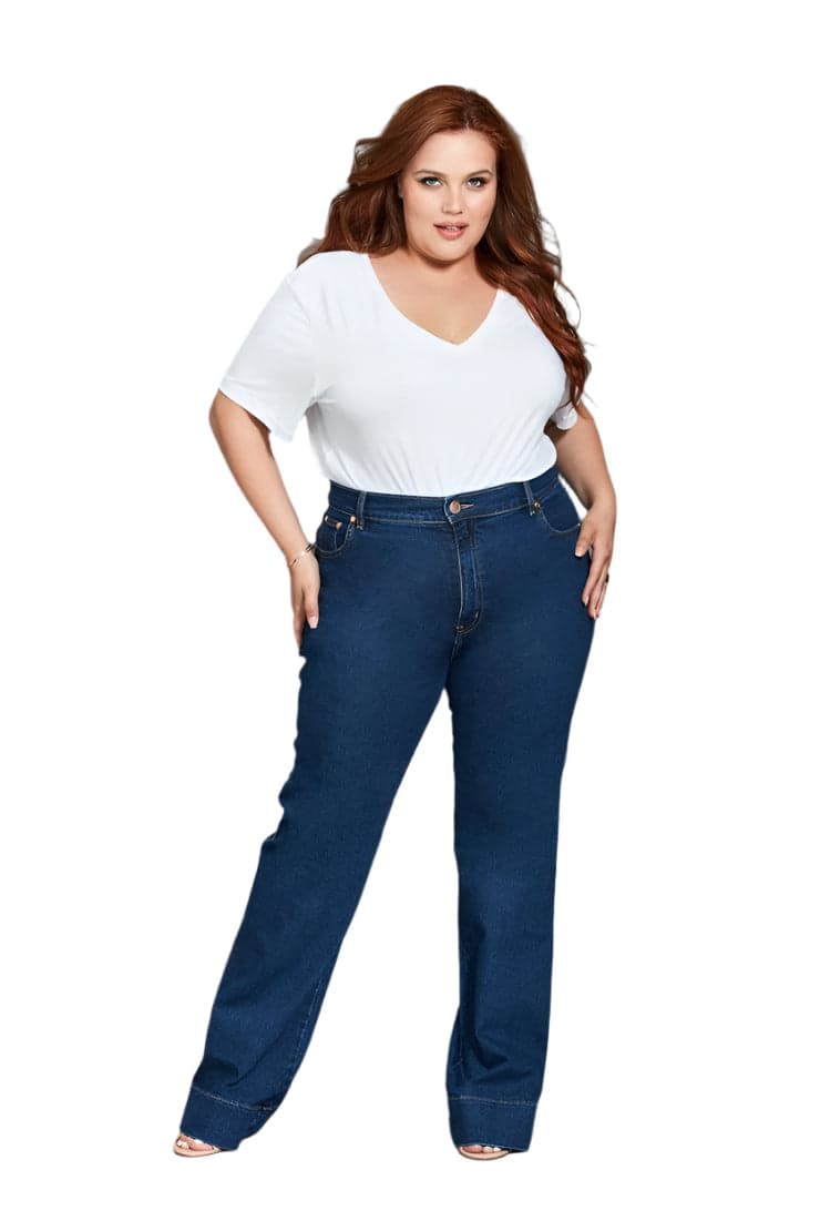 NWT- Embody Women 'Brooke' Straight Boot Leg Jeans - Size 14 — photo 1 of 9