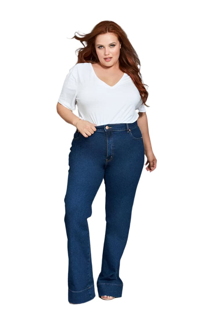 NWT- Embody Women 'Brooke' Straight Boot Leg Jeans - Size 14 — photo 2 of 9