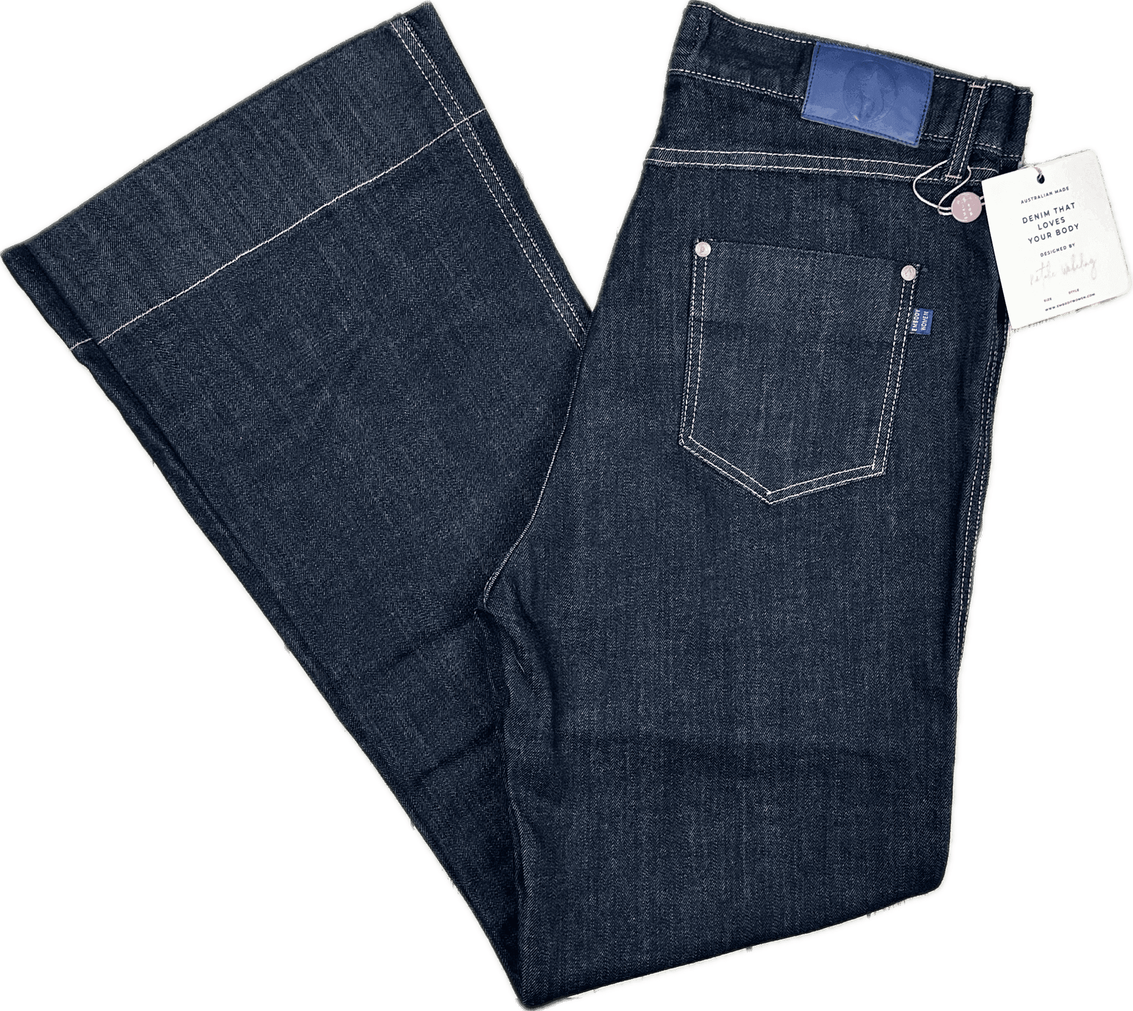 NWT- Embody Women 'Brooke' Straight Boot Leg Jeans - Size 14 — photo 4 of 9