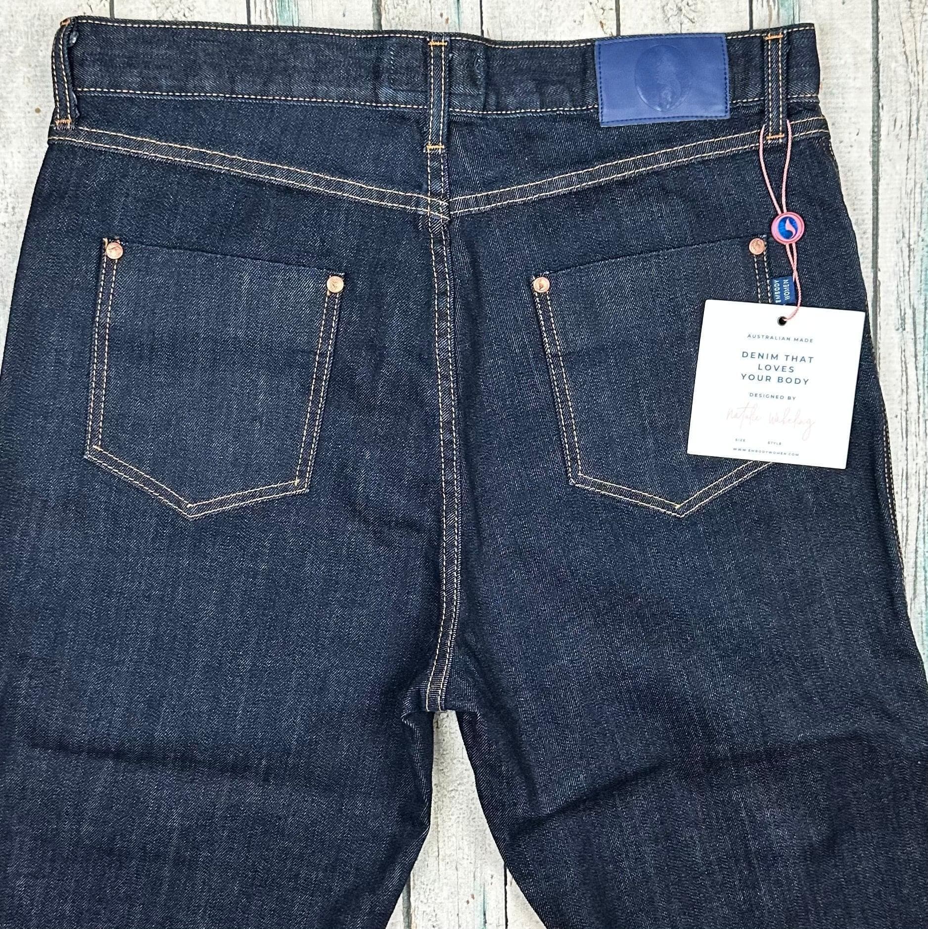 NWT- Embody Women 'Brooke' Straight Boot Leg Jeans - Size 14 — photo 5 of 9