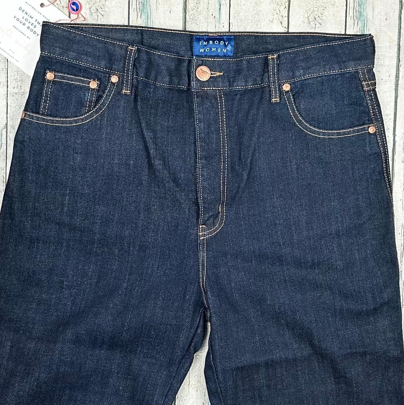 NWT- Embody Women 'Brooke' Straight Boot Leg Jeans - Size 14 — photo 8 of 9