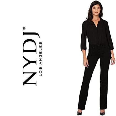 NWT - NYDJ 'Barbara Bootcut' Black Jeans RRP $308.00 -Size 2US or 6/8AU — photo 1 of 6